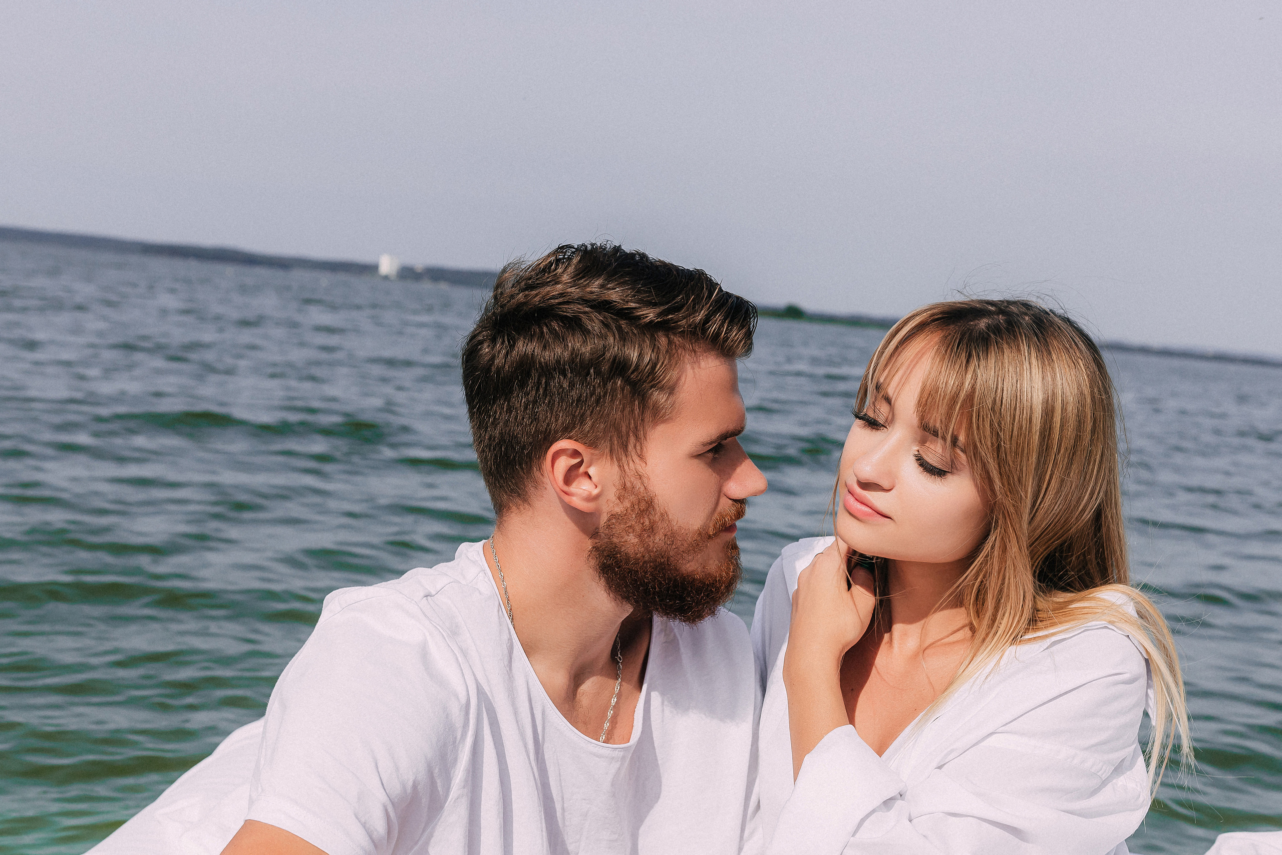 Love story at the Minsk Sea Katya and Pasha. Wedding and family photographer