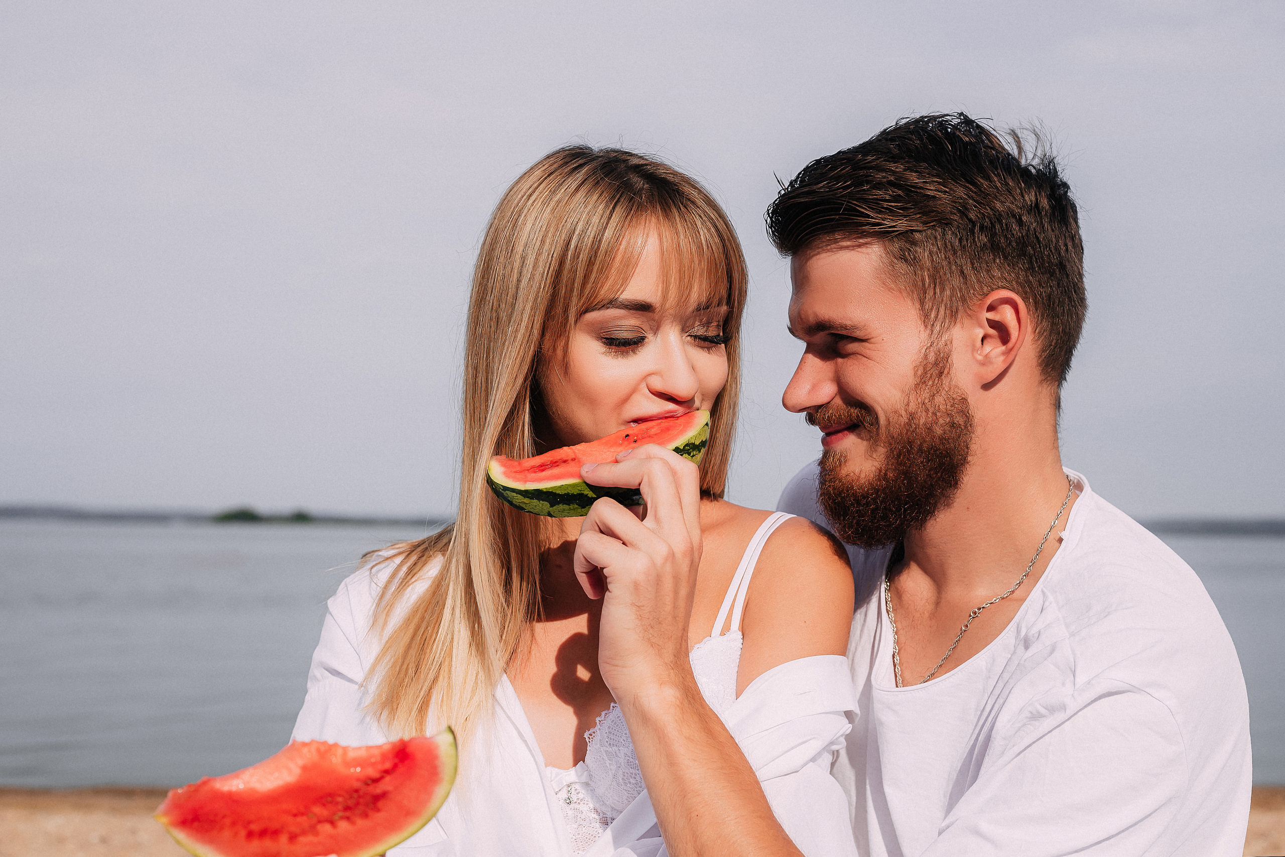 Love story at the Minsk Sea Katya and Pasha. Wedding and family photographer
