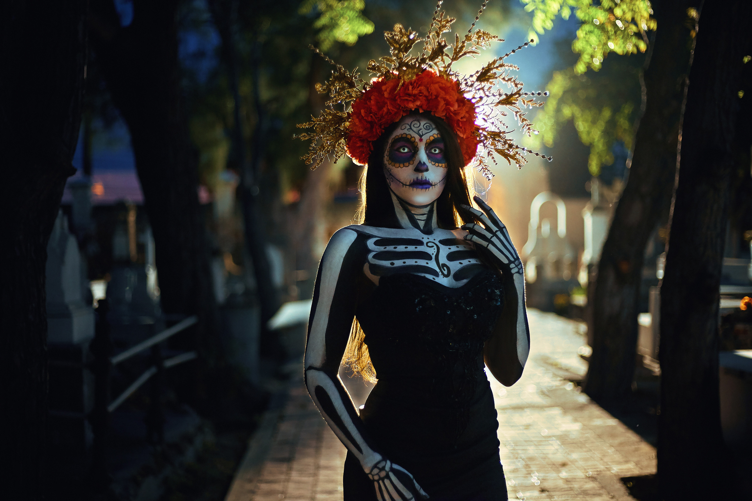 Catrinas y Halloween. Victoria Castellanos. Photographer in Mazatlán