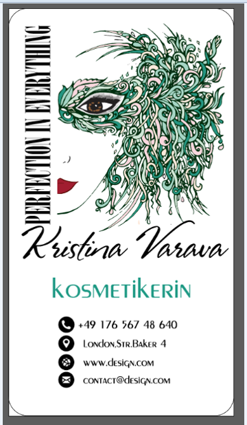 Визитки. Рекламное агентство в Германии