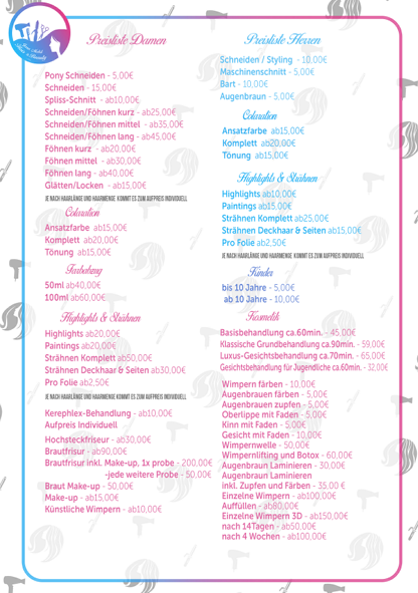 Прайс-листы. Рекламное агентство в Германии