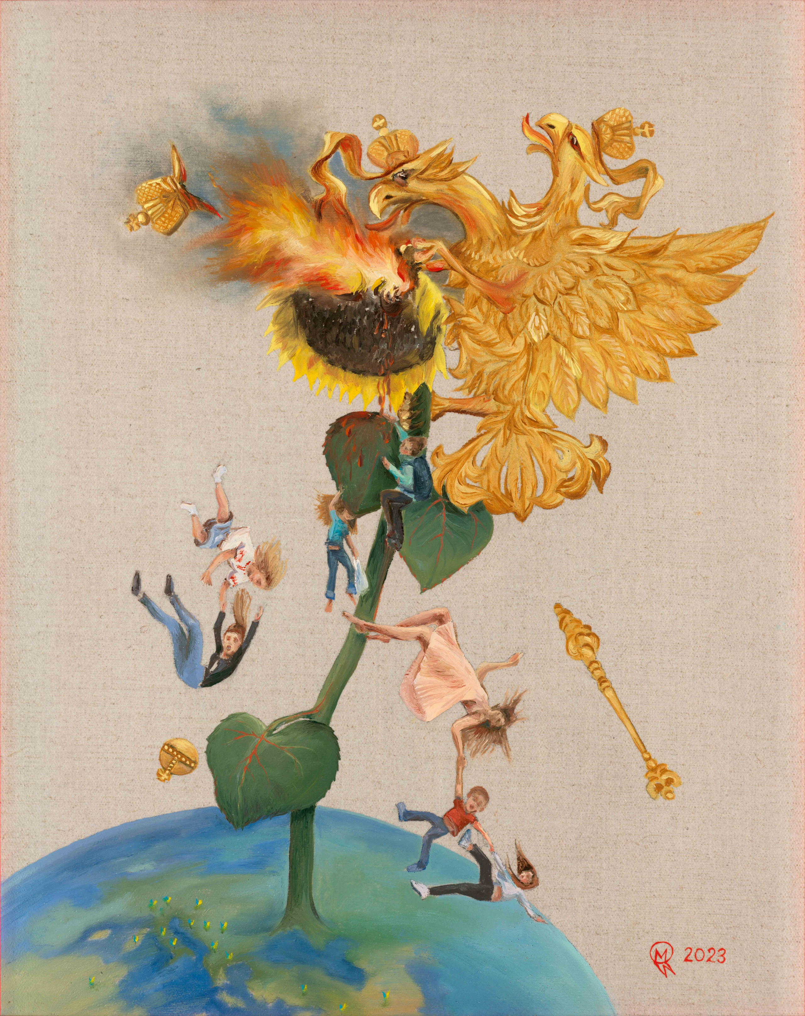 Social Surrealism. Surrealist artist Mariya Myronova based in Cambridge UK