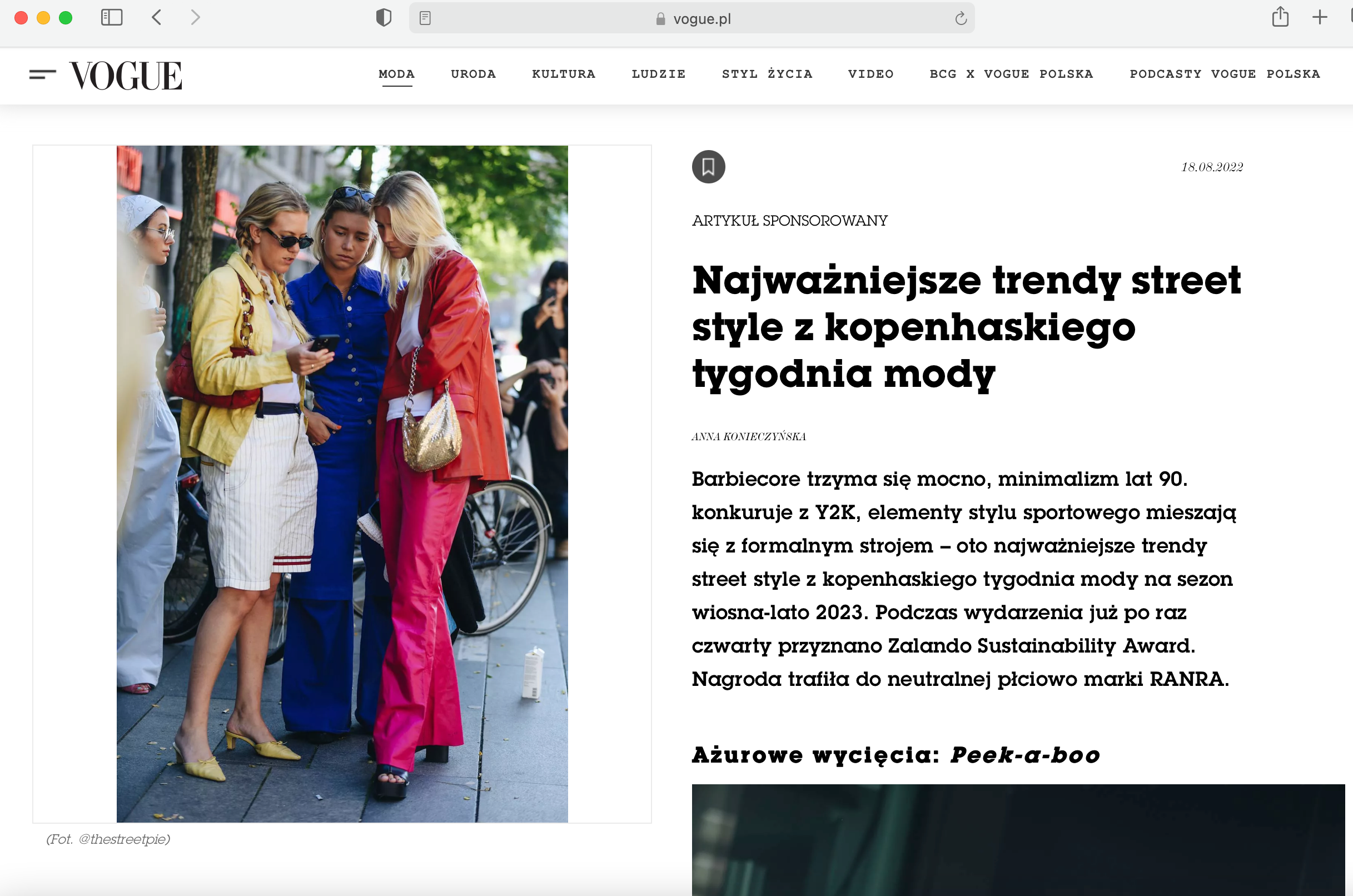 Press. Anastasia Fedoseeva / The Street Pie — streetstyle photographer