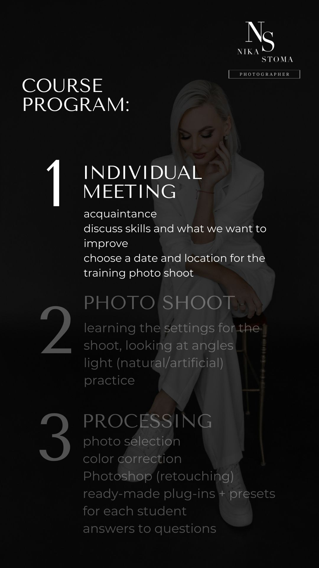 EN. Training. EAZY course. Photographer in Krakow/Europe Veronika Stoma