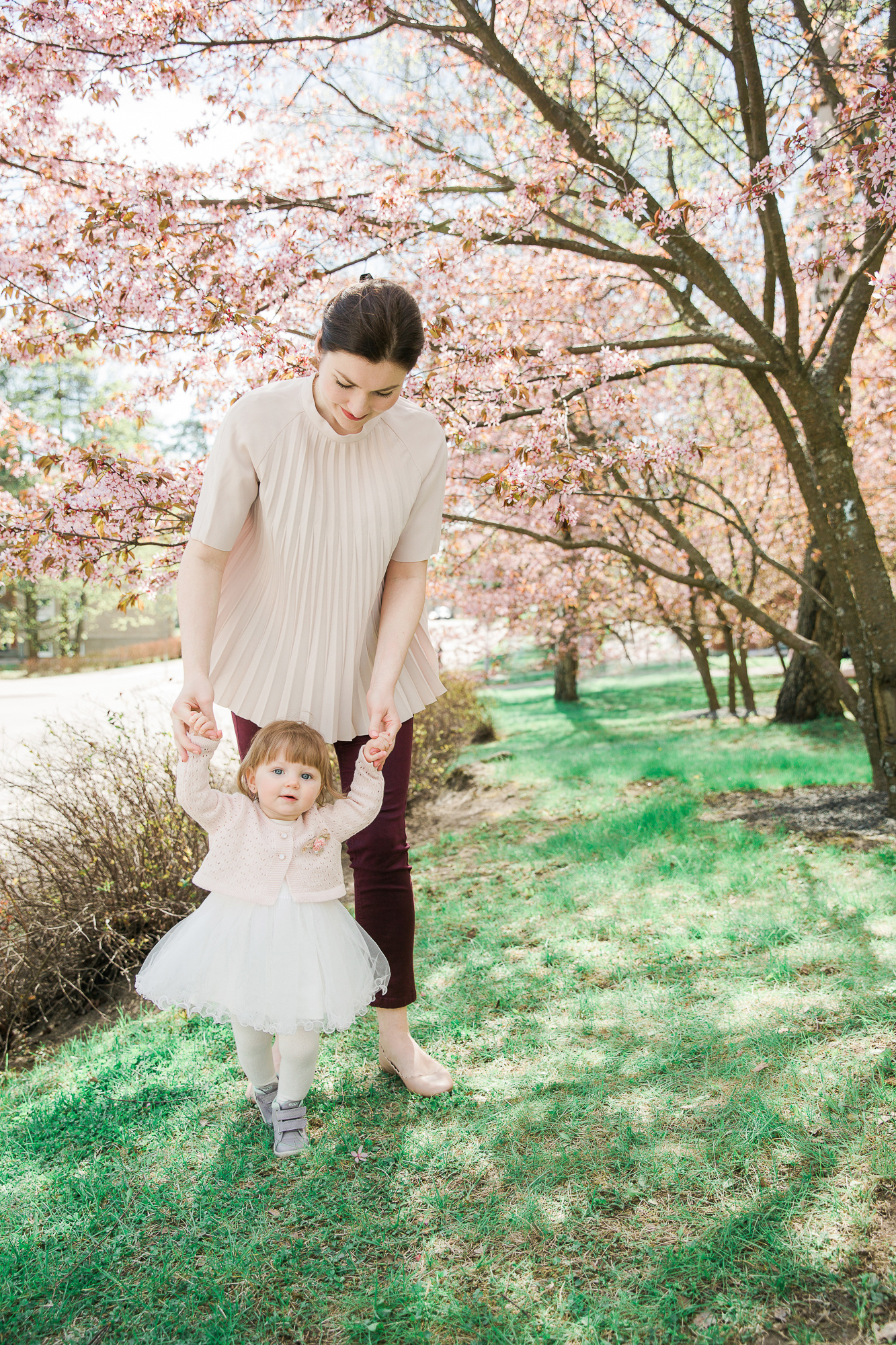 perhekuvaus kirsikkapuisto Helsinki