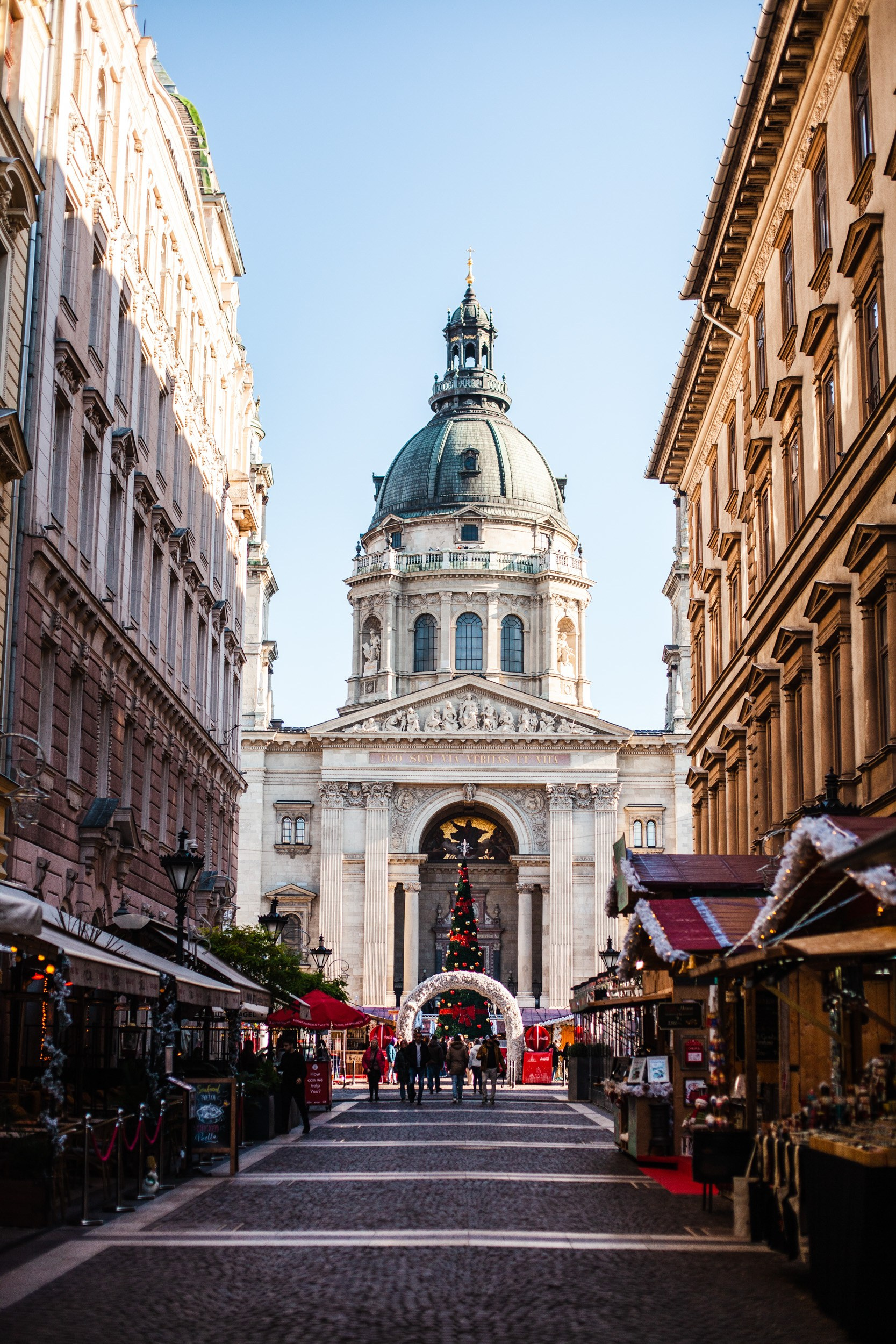 Фотосессия в Будапеште, Базилика святого Иштвана, рождественская ярмарка, собор святого Стефана