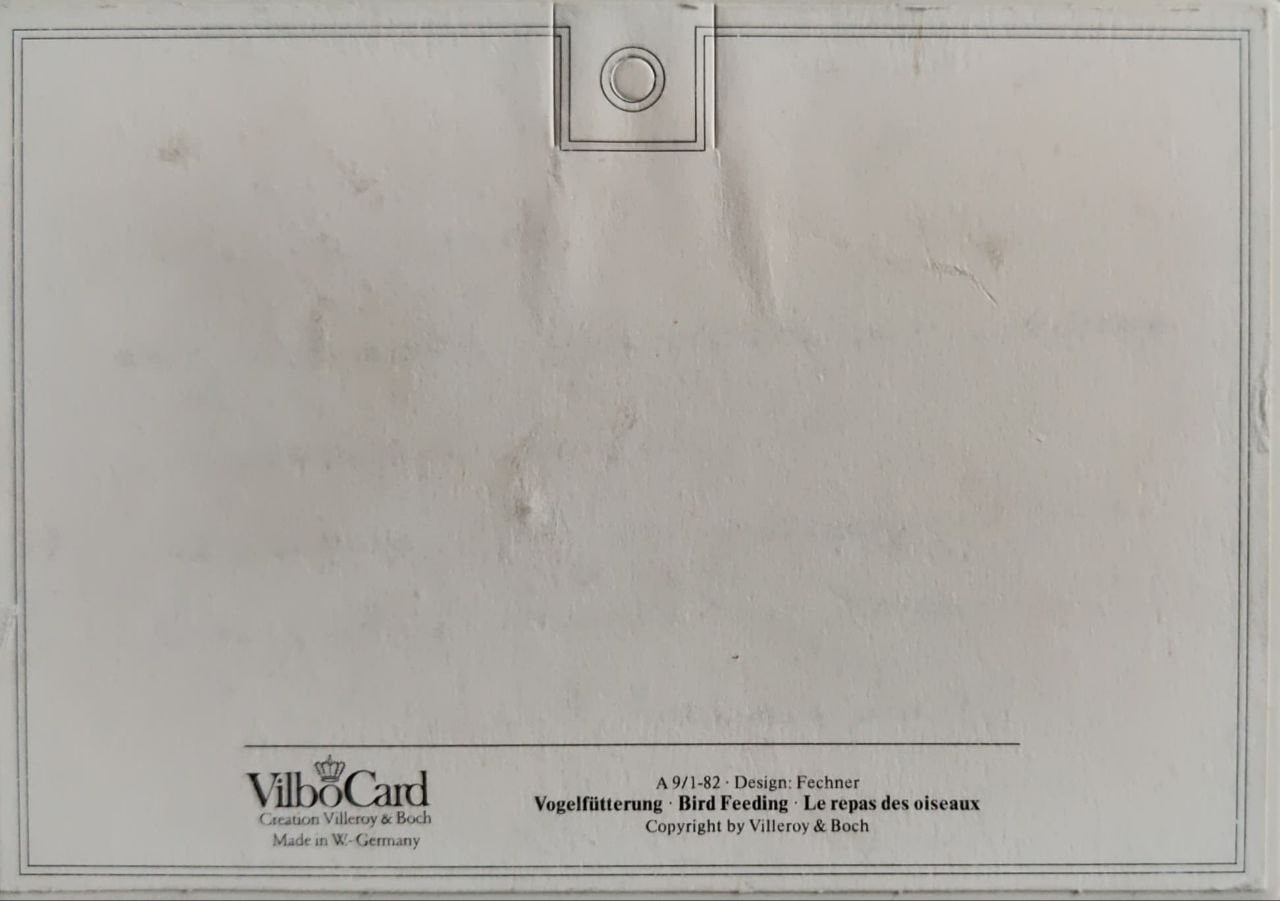 Stara porcelanowa pocztówka Villeroy & Boch. Fotografka, kolekcjonerka starych pocztówek i twórczyni opowieści na styku przeszłości i życia osobistego. Irina Dainakova