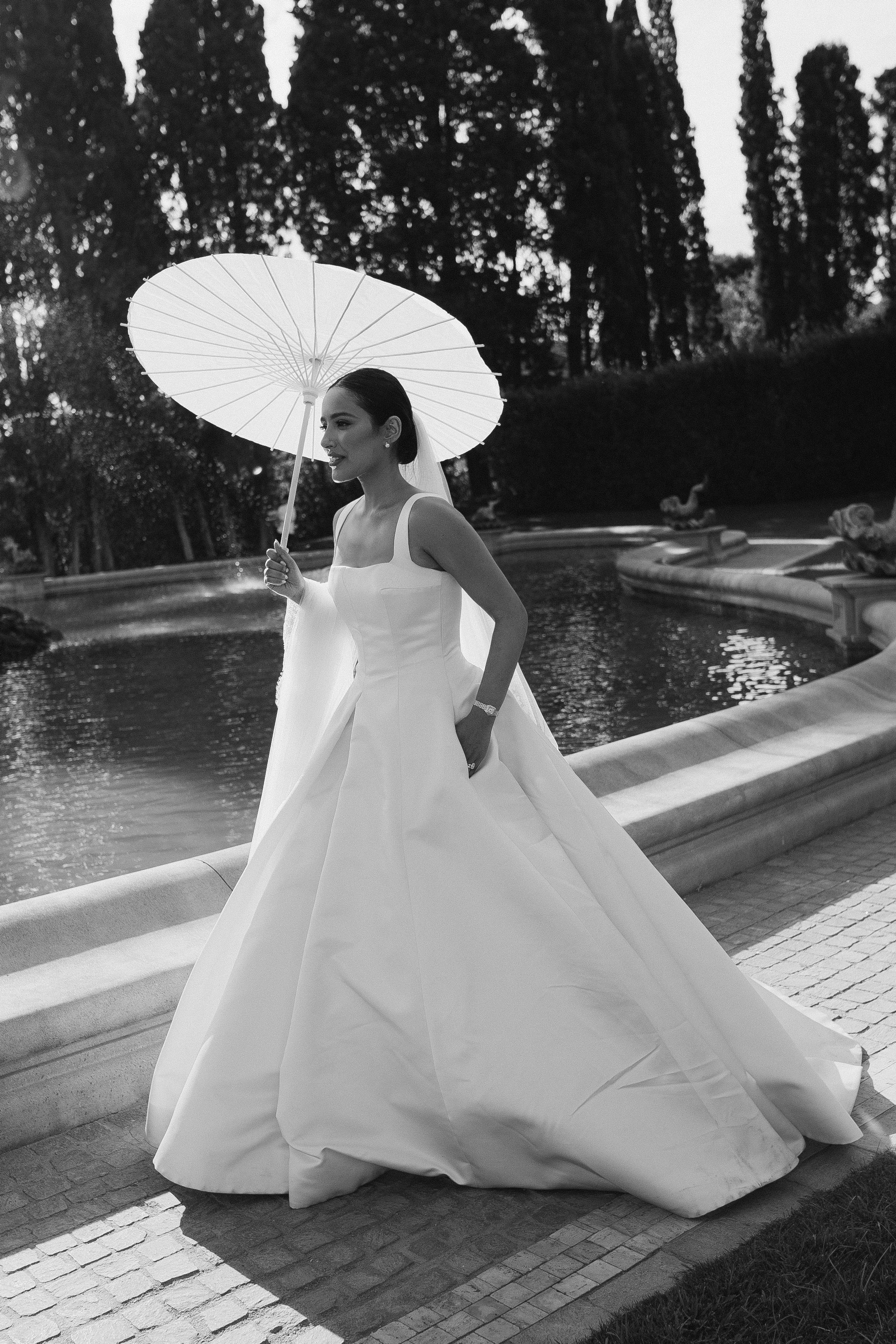 Isabelle & Adam, Villa Miani, Rome