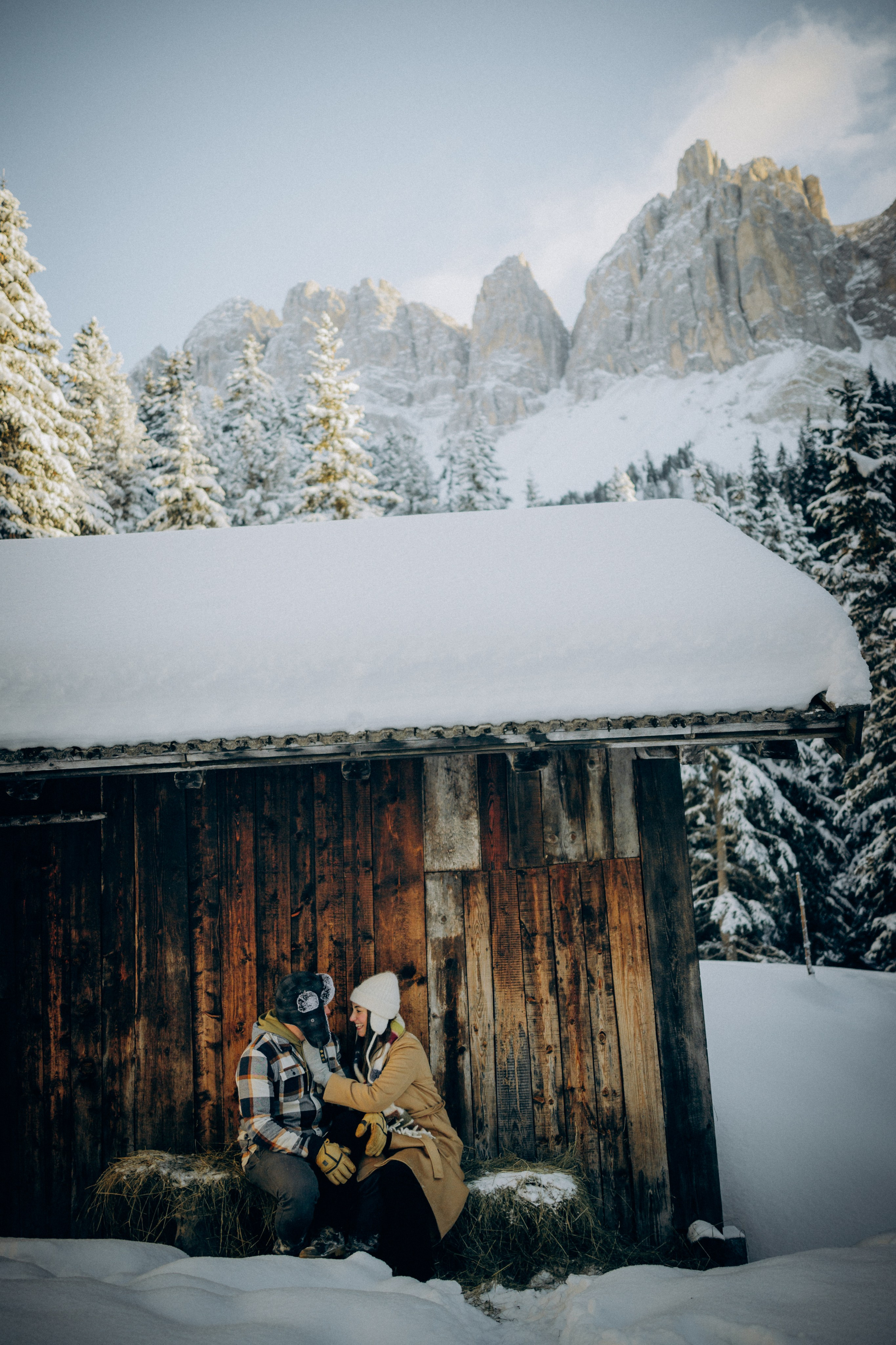 Cinematic photographer in the Dolomites, Italy, Europe
