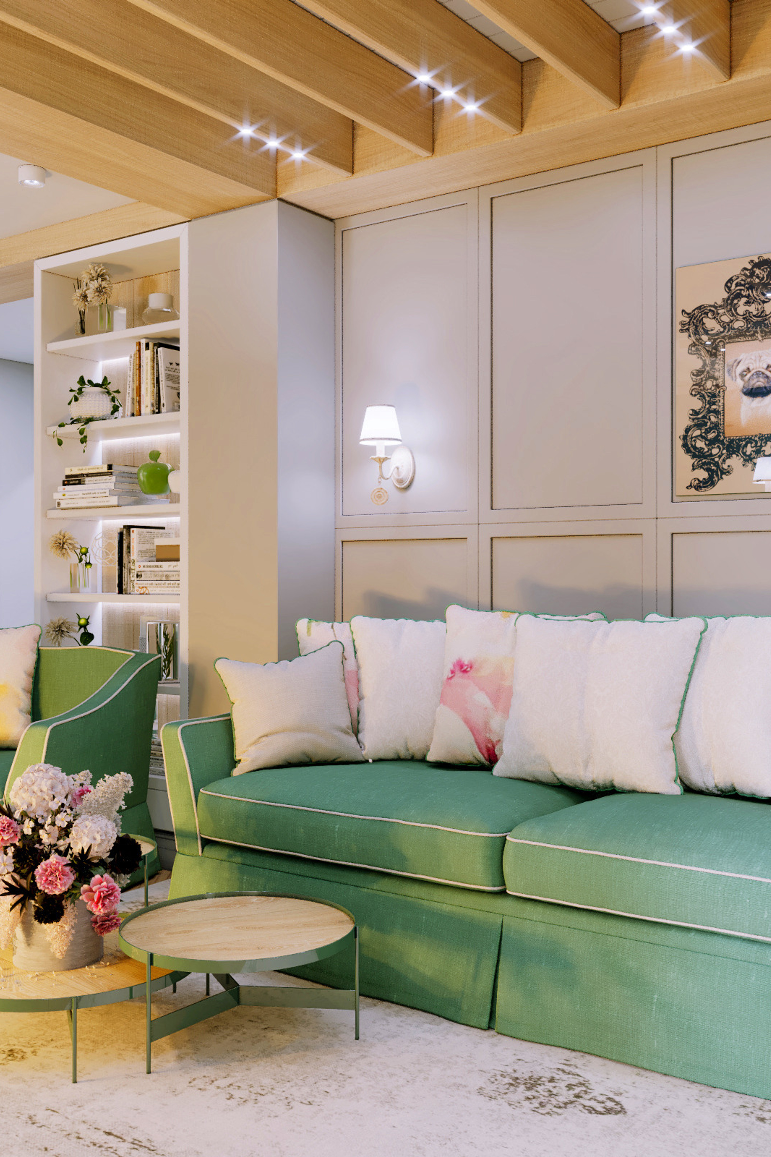 Дизайн ИНТЕРЬЕРА. Прованс в городской квартире. 115 м², г. Кишинев, Молдова