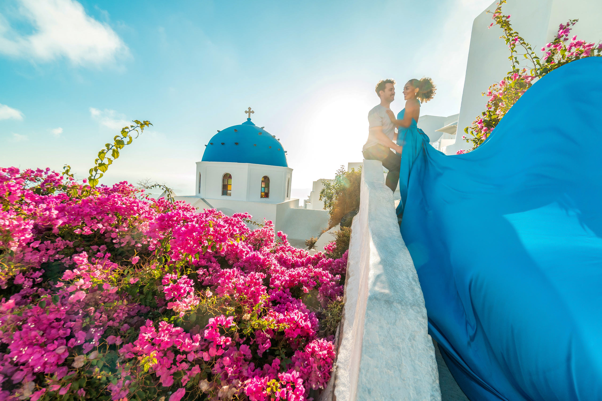 The Perfect Evening: A&nbsp;Sunset Photo Shoot in&nbsp;Imerovigli, Santorini