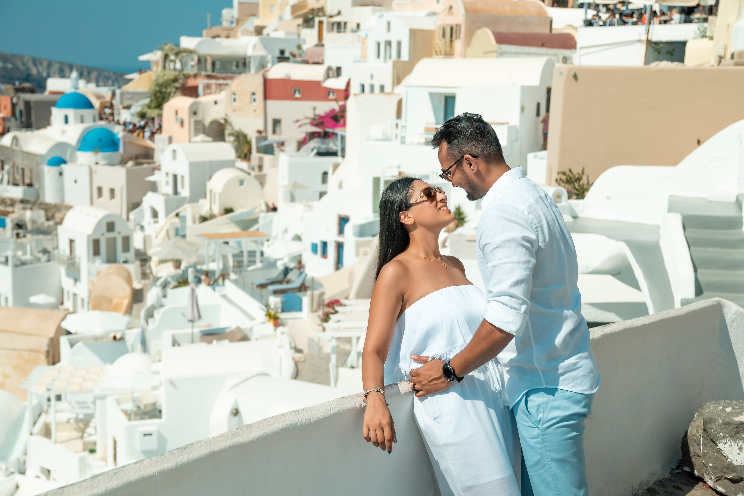 Santorini Photoshoot — Professional Photographer with 10+ Years of Experience