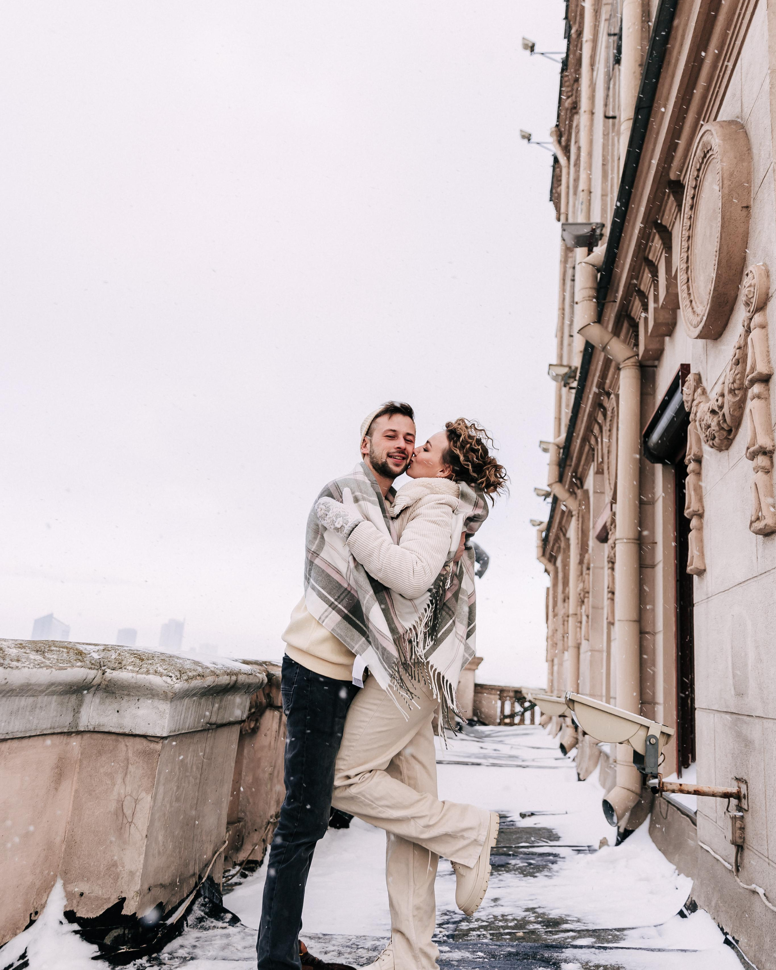 A winter fairy tale in the city center.