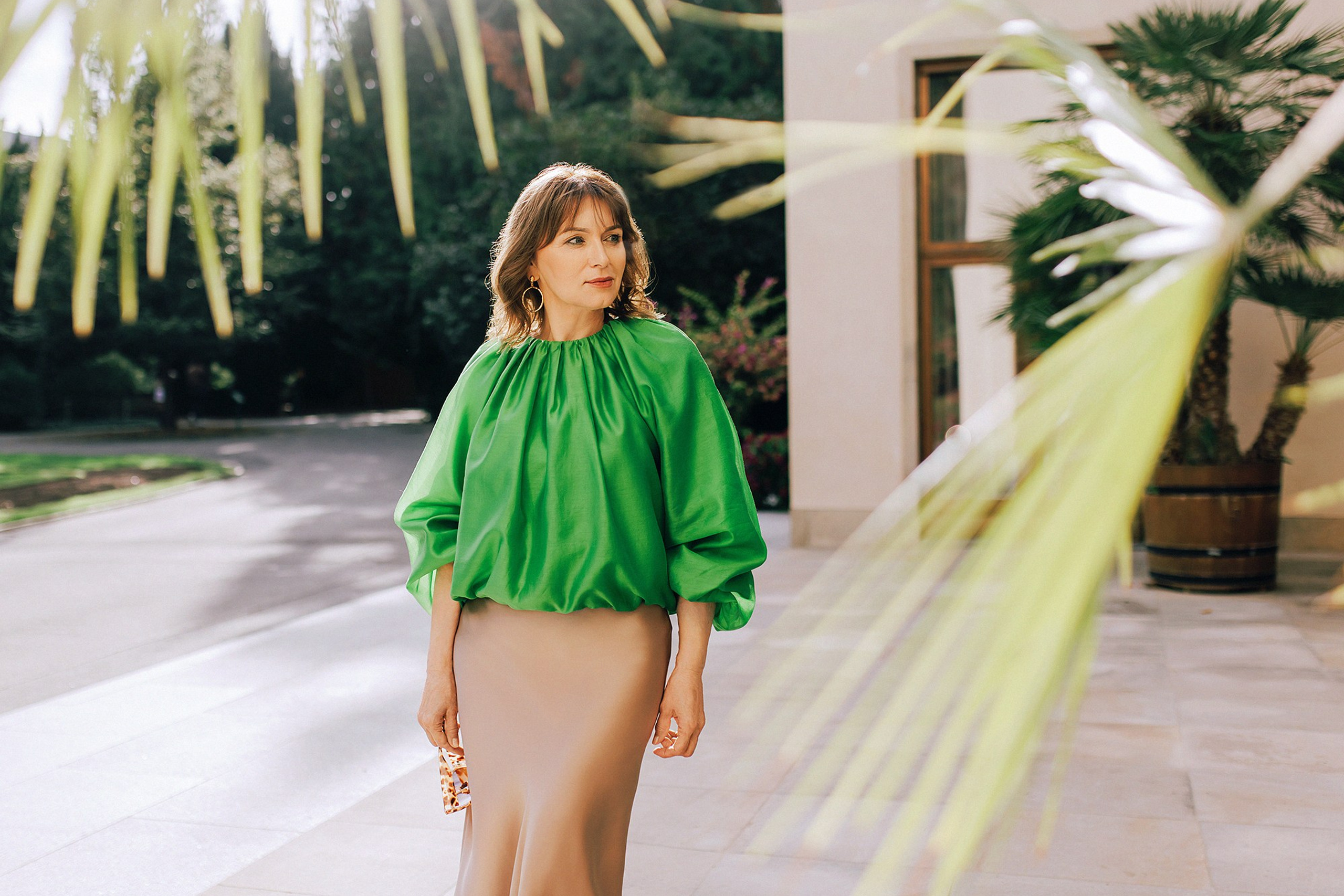 Елена в Пражском парке