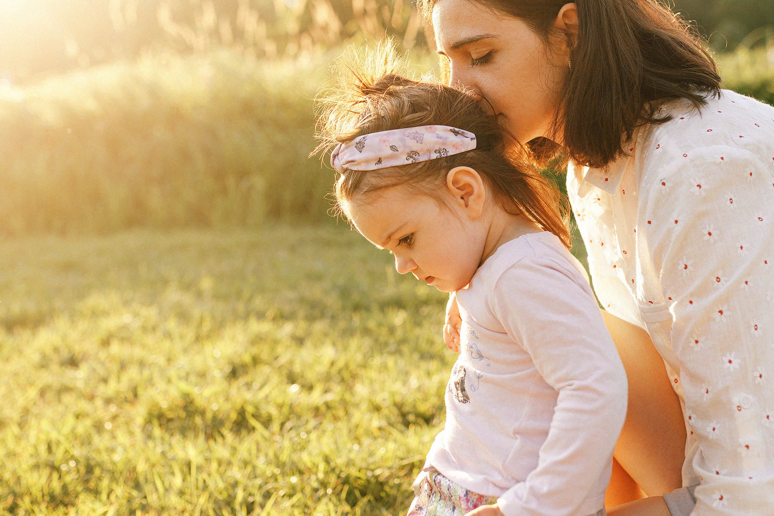 Летняя семейная фотосессия в парке