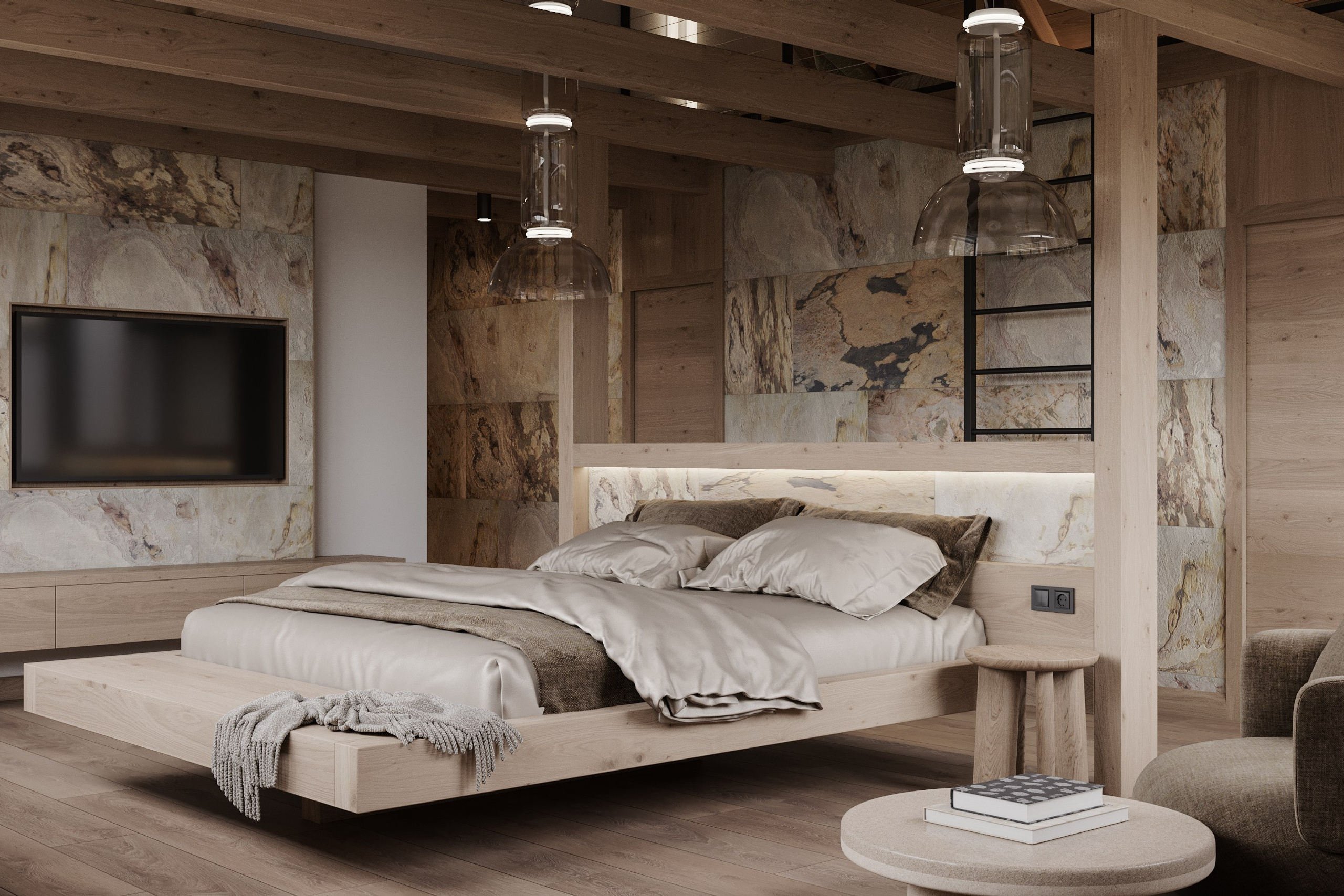 HOTELOVÝ POKOJ č.1 V HORSKÉ CHATĚ