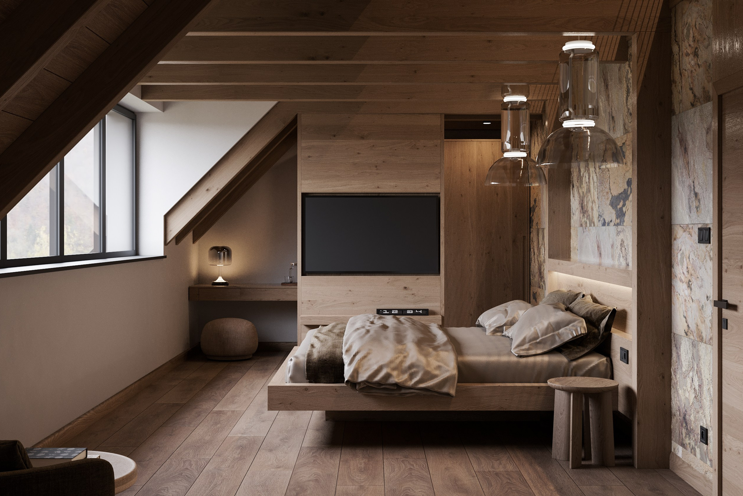 HOTELOVÝ POKOJ č.2 V HORSKÉ CHATĚ