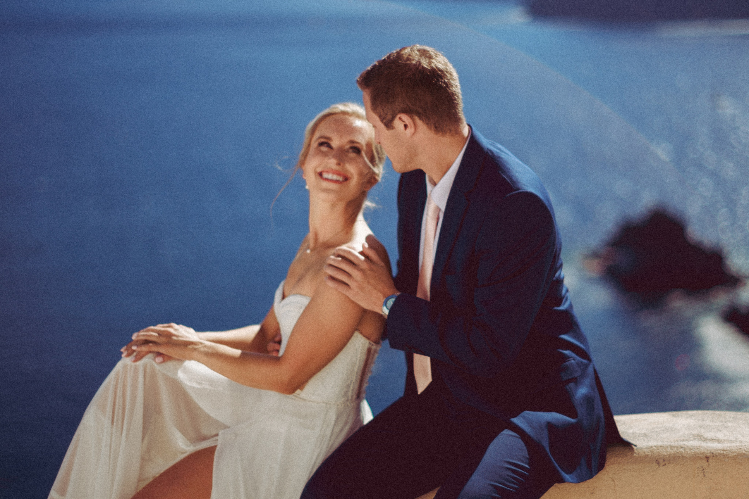 Ashley and Codey Elopement in Santorini