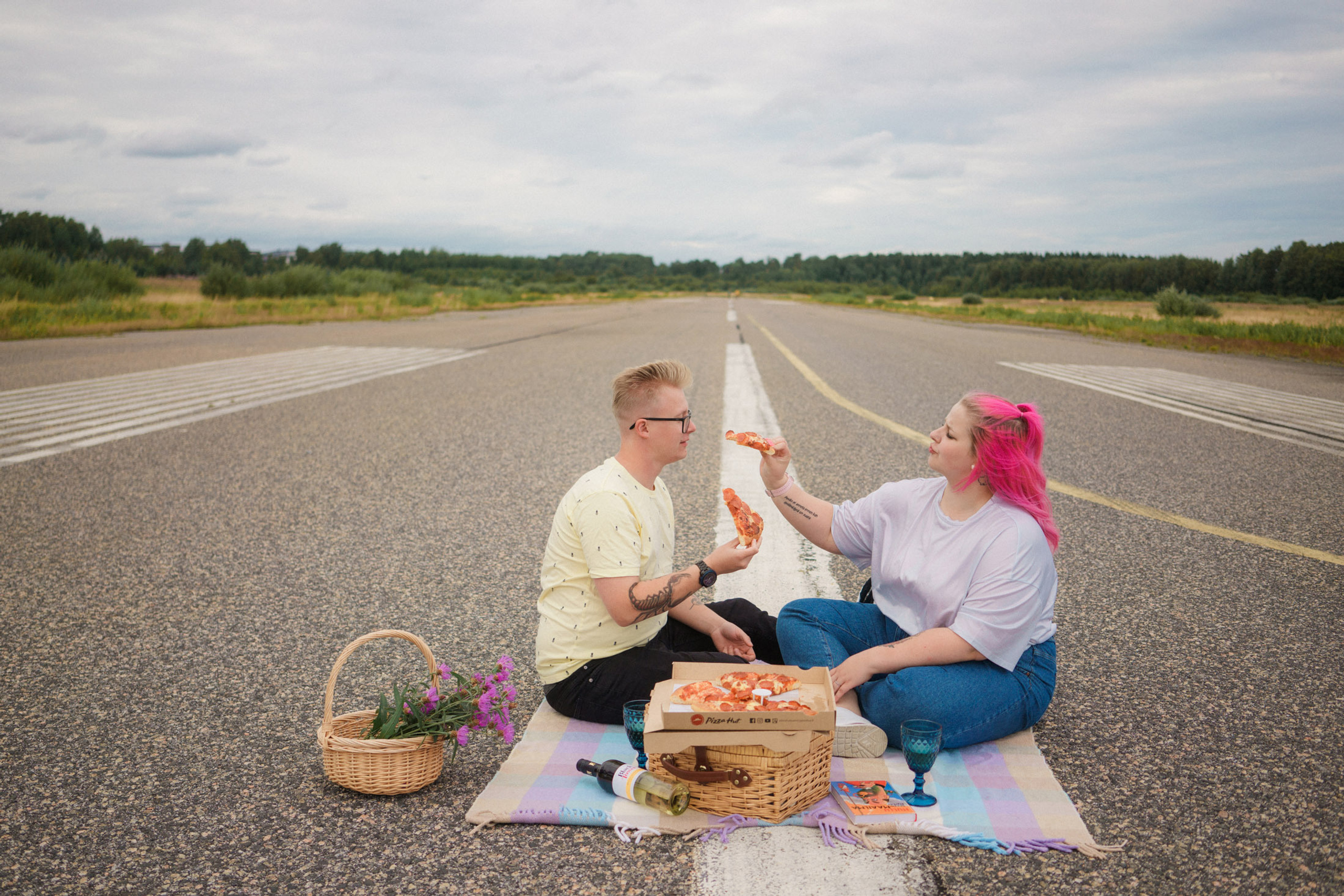 Noora&Jori, save the data kuvaus Helsinki