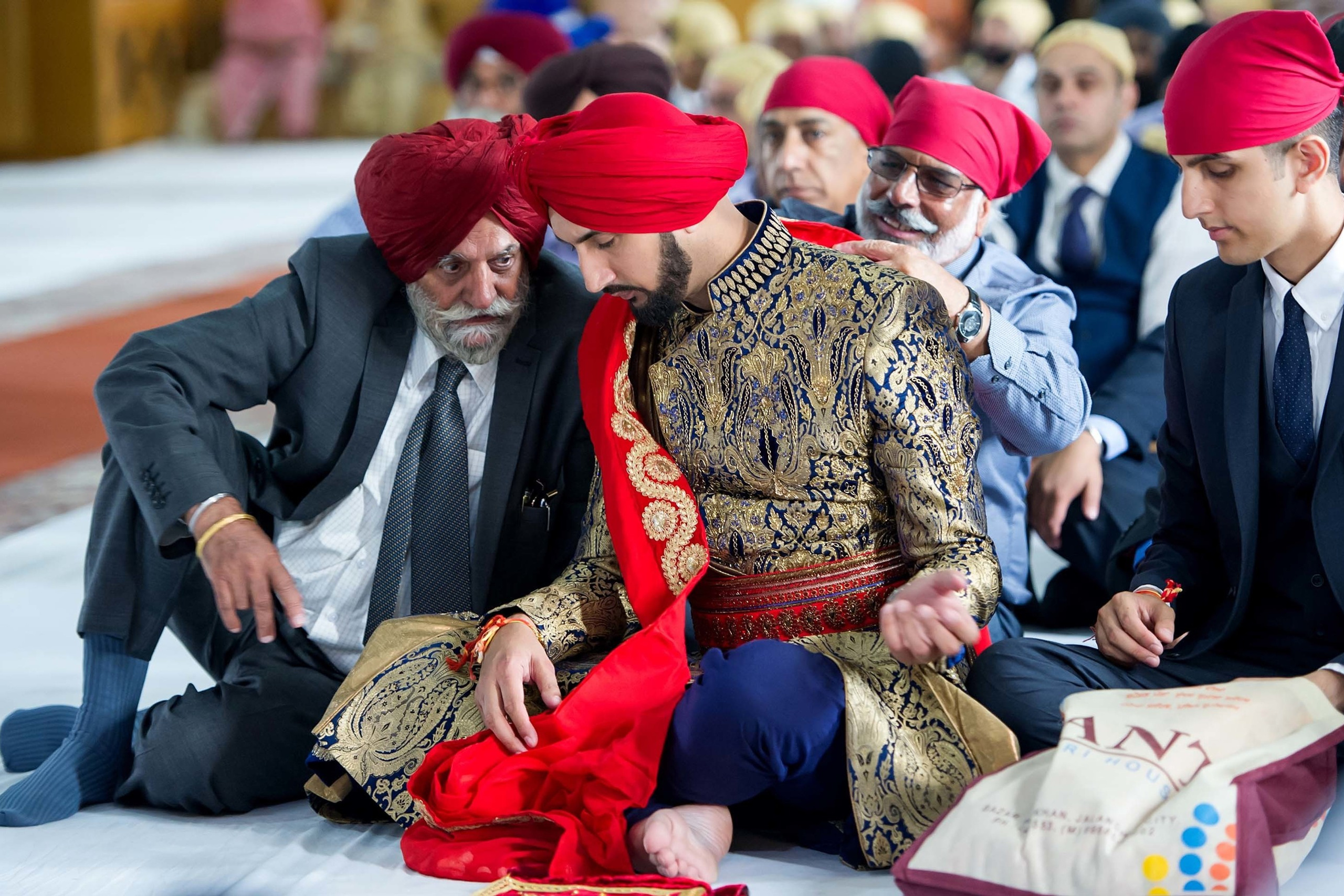 Wedding Gurdwara Sri Guru Singh Sabha Southall London UK Nikon D850 Sikh religious ceremony