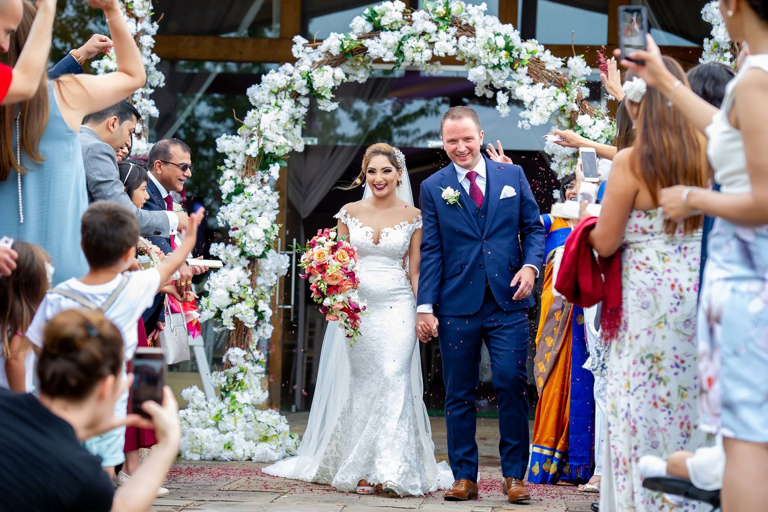 Wedding photographer Ladywood Estate: Country House Wedding Venue Leciester Nikon D850 ending civil ceremony