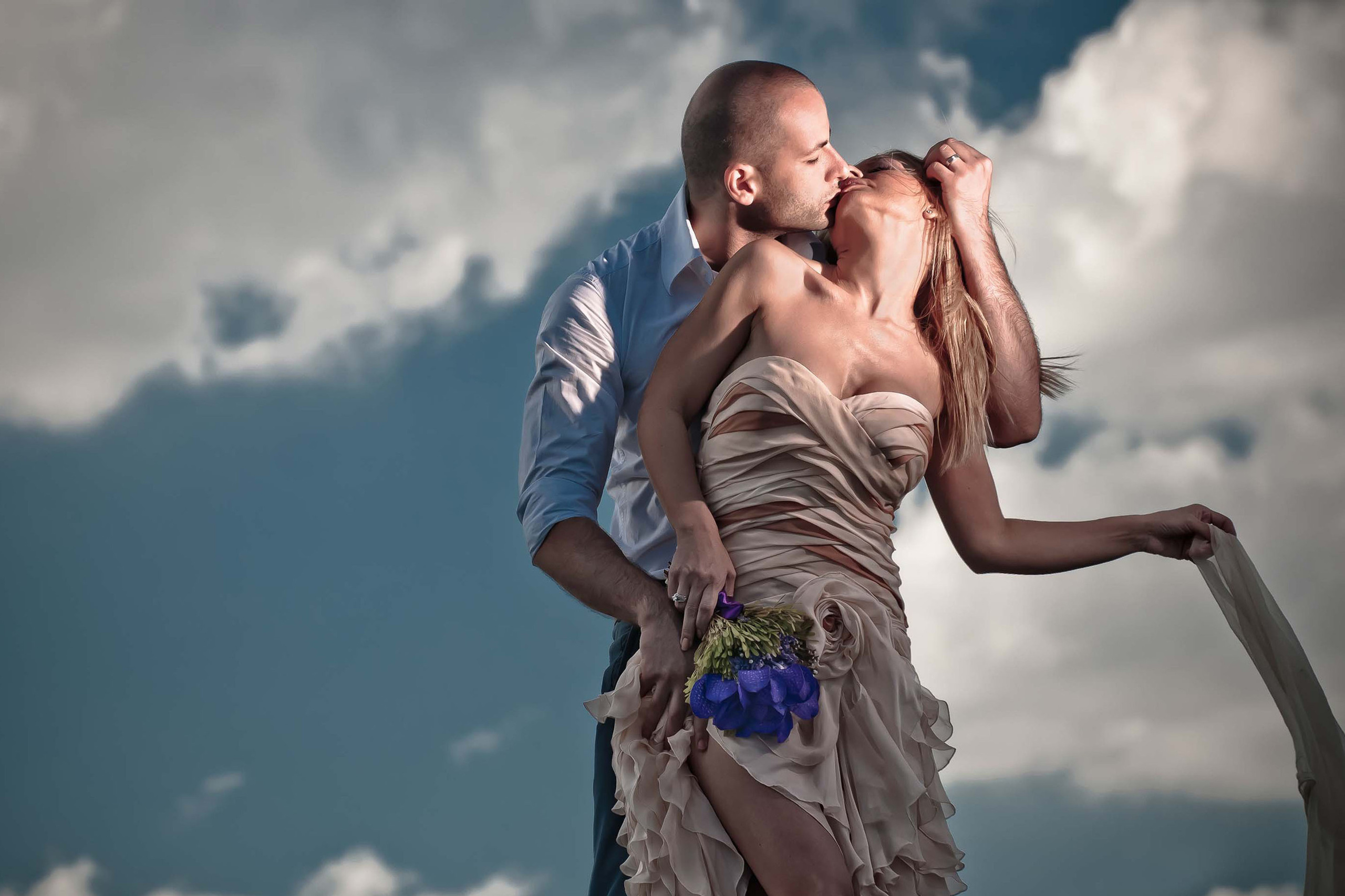 Wedding photography session kaliakra black sea coast bulgaria. Wedding photographer Nikon D850