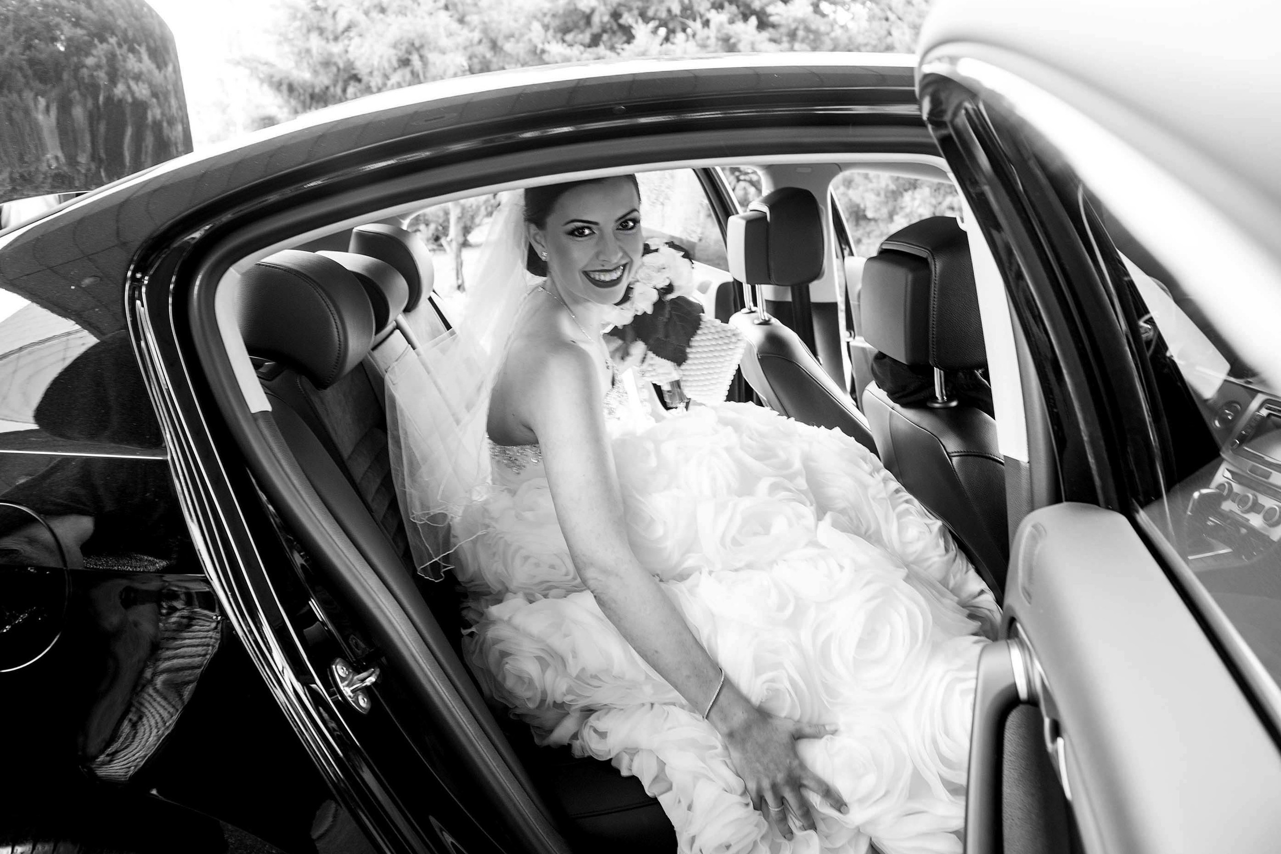 Wedding photographer Athenee Palace Hilton Bucharest Romania Nikon D850 Bride on her way to the church
