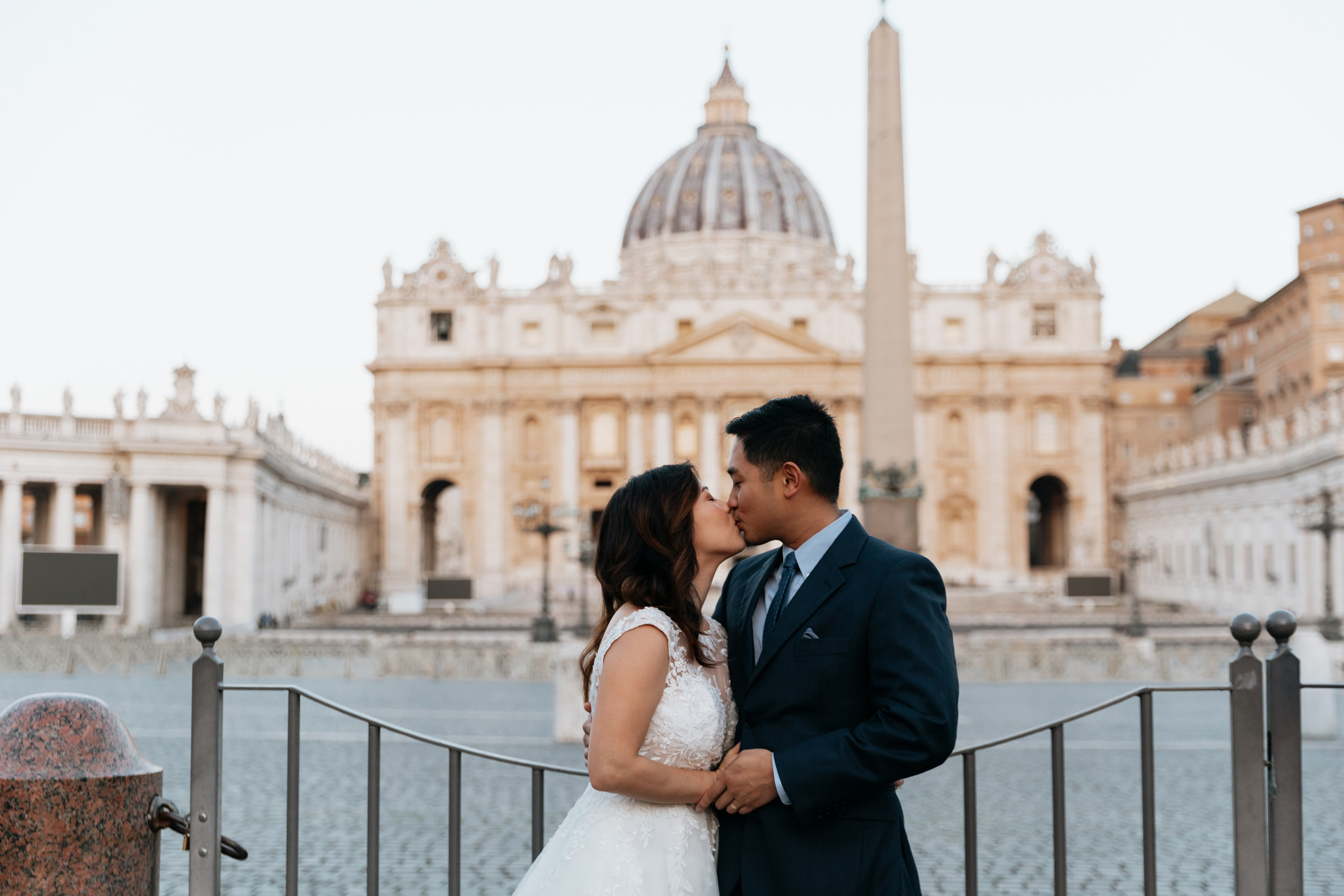 Elopement photoshoot in Rome