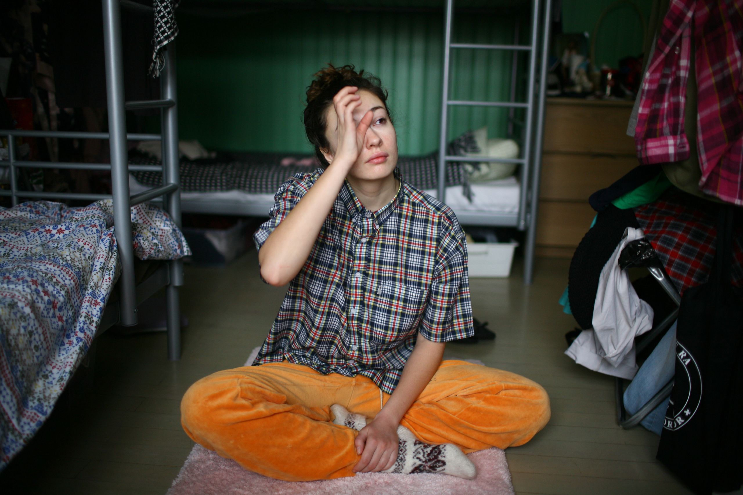 Vera and her morning at hostel