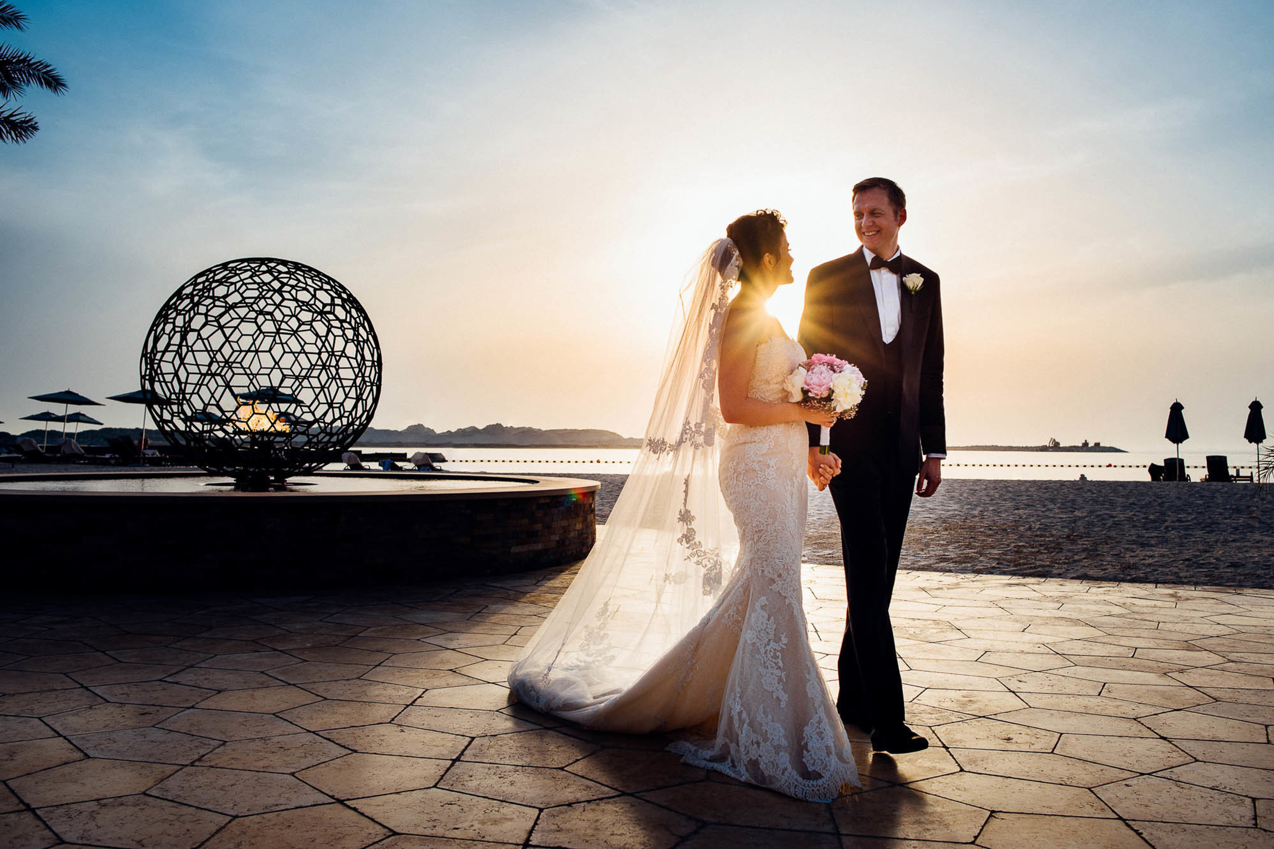 Semplice matrimonio in Dubai, E+S.