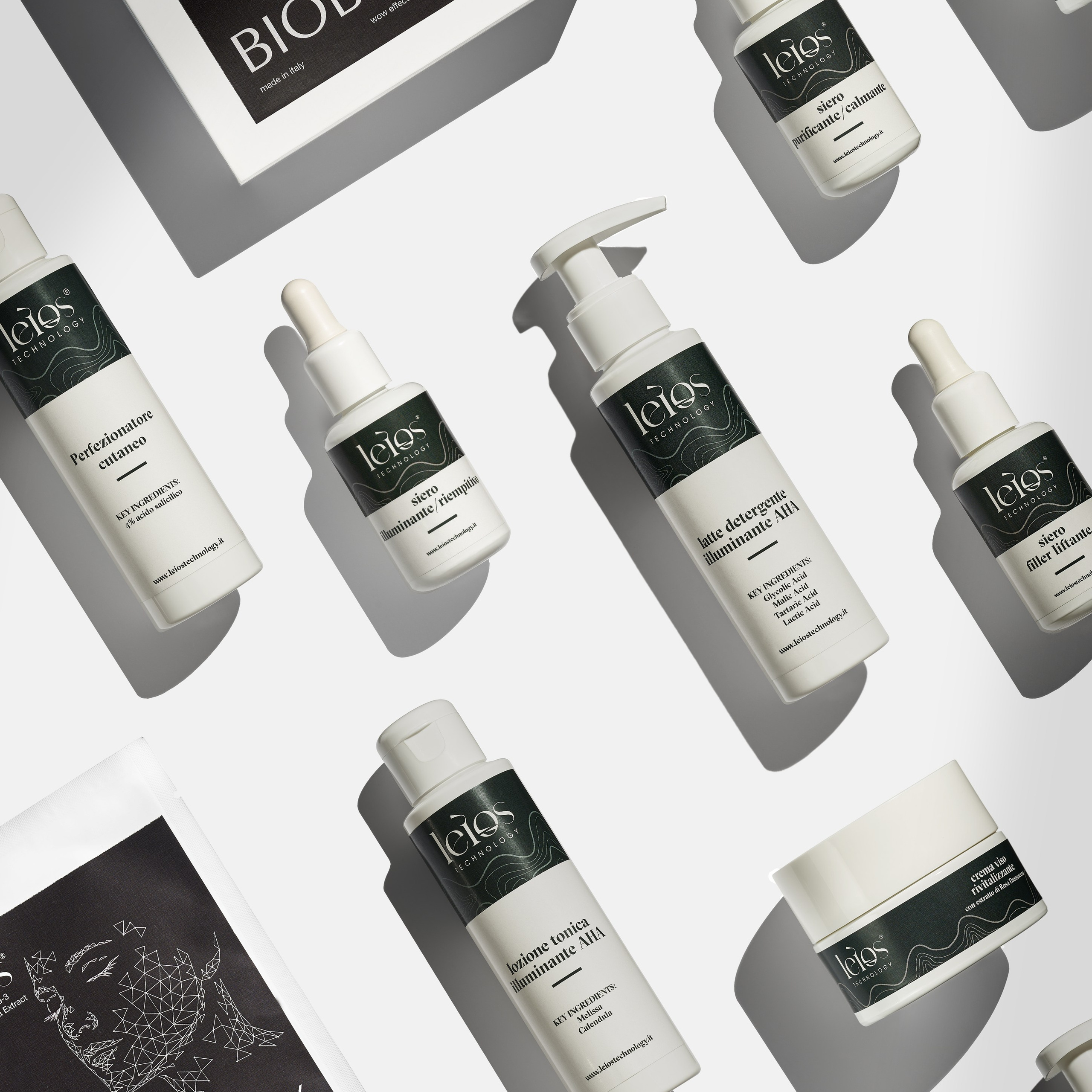 Fotografía de Producto para Línea de Cuidado de la Piel