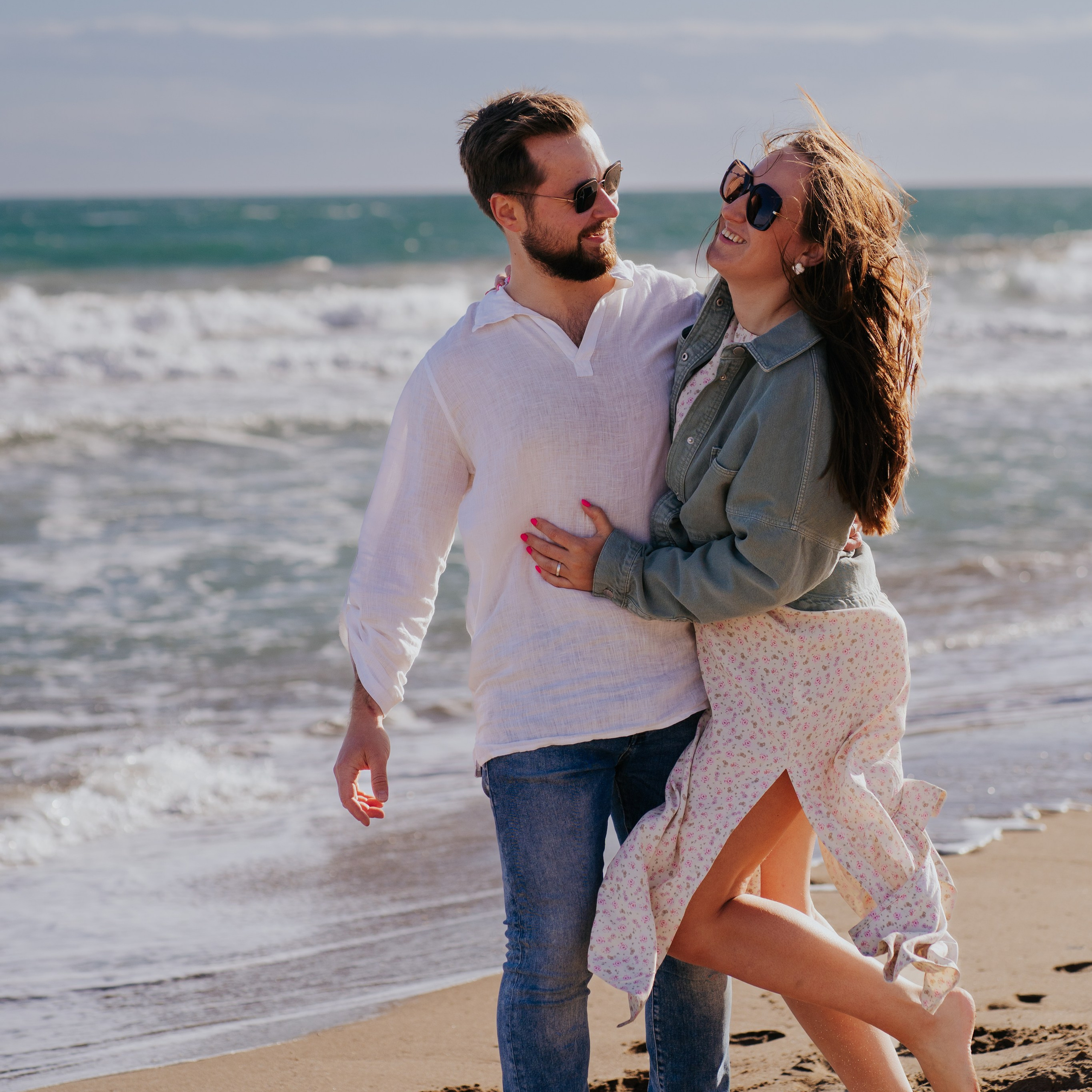 Barcelona beach photoshoot