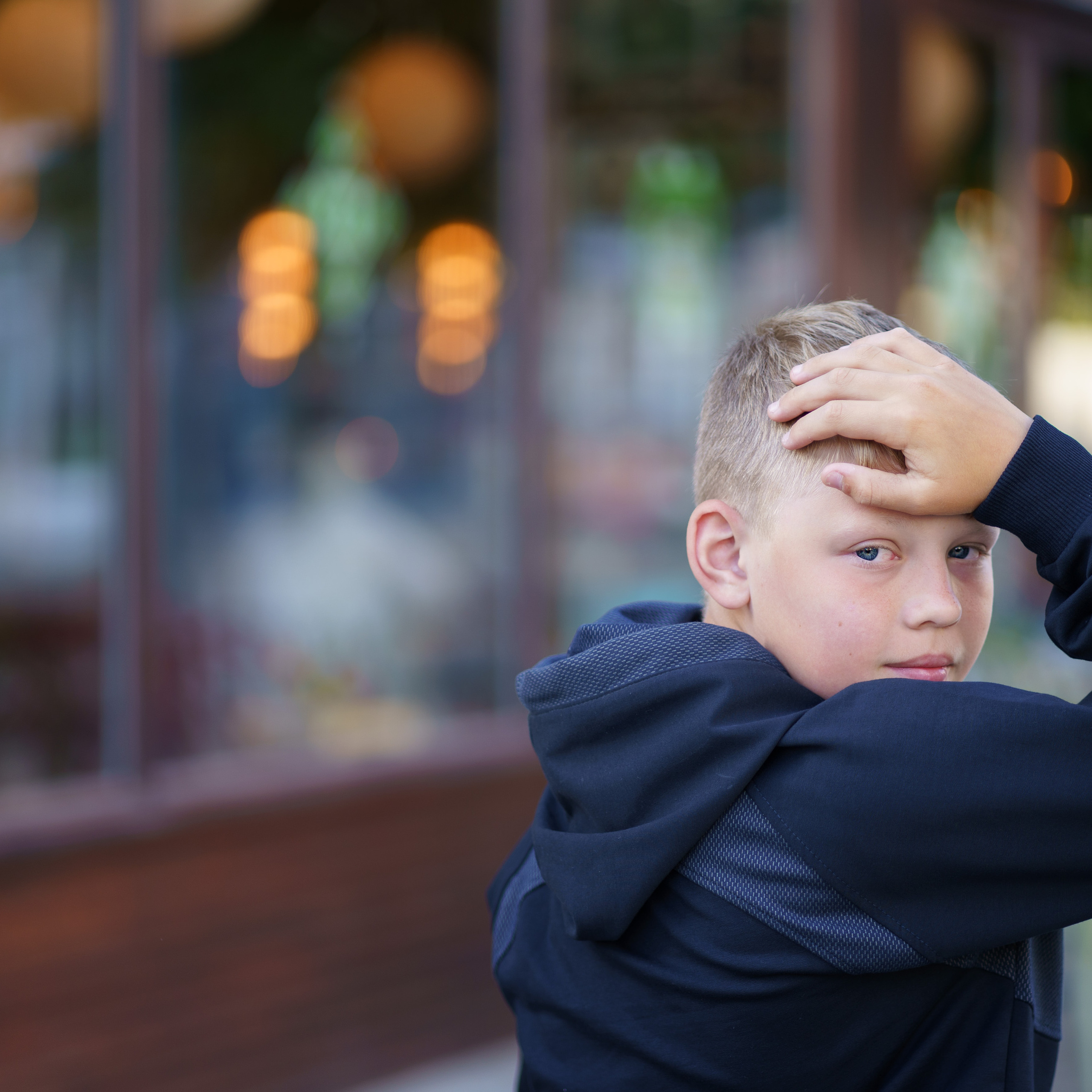 Photo shoot for a teenager boy