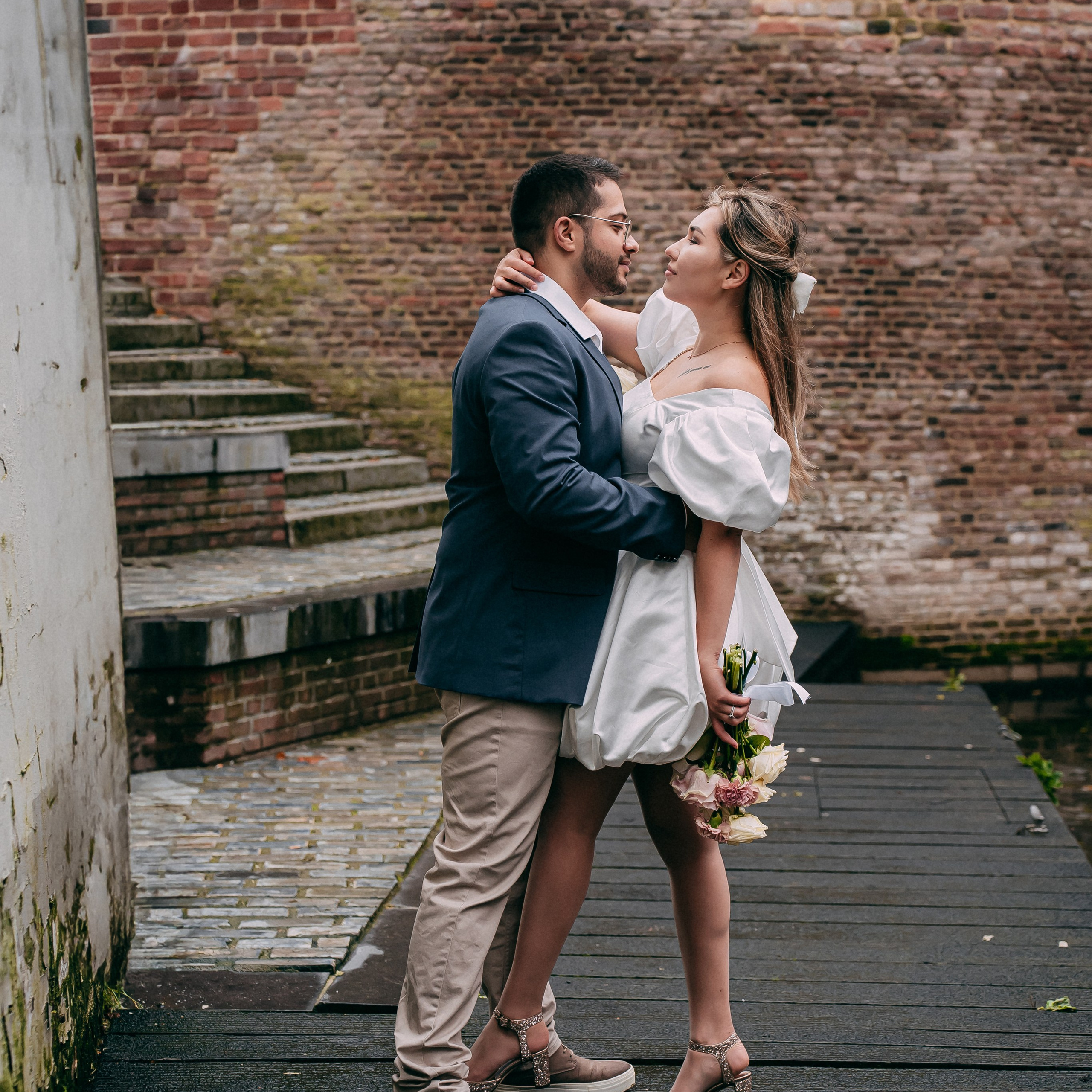 Wedding walks. Photographer Gouda, Rotterdam, Amsterdam, the Netherlands