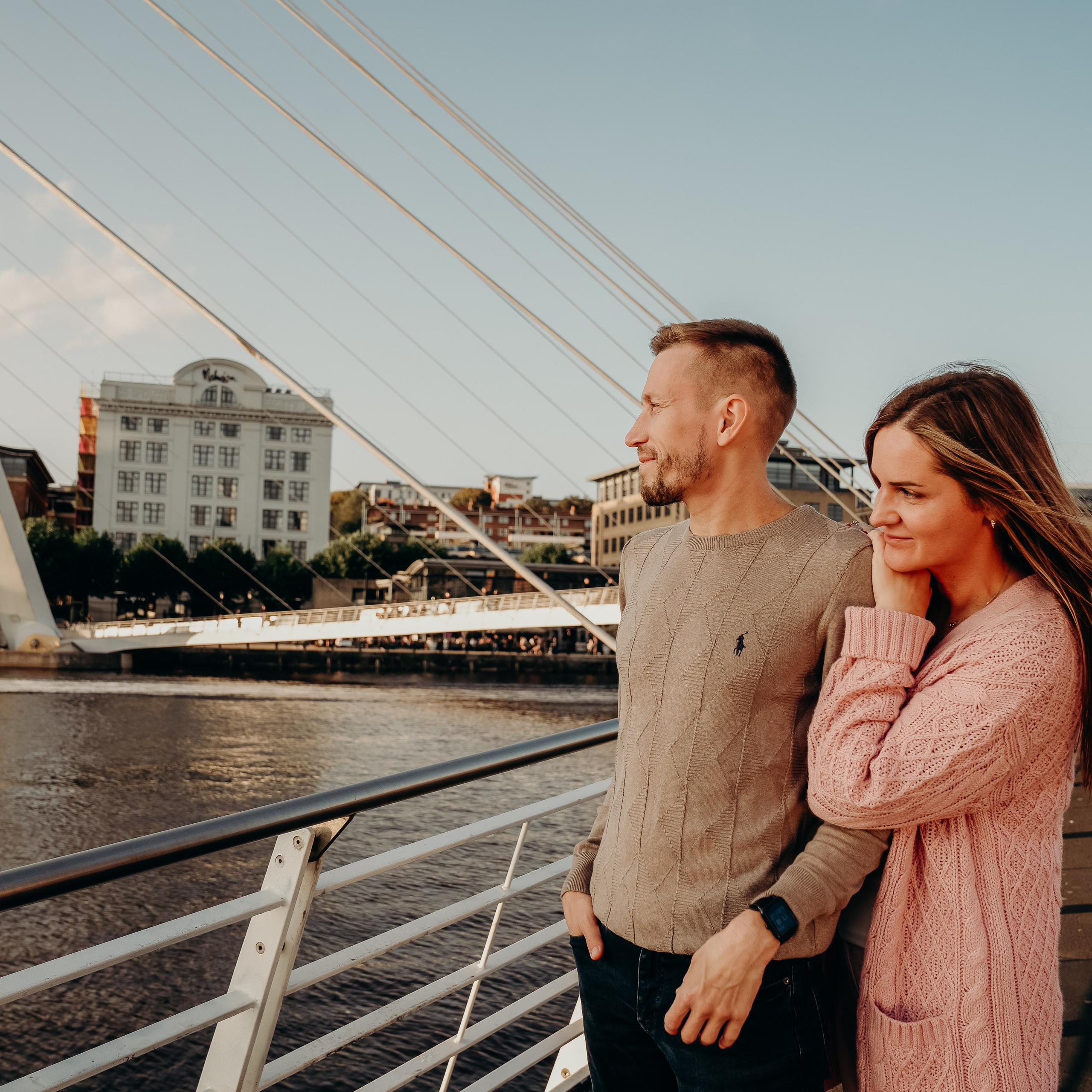 Andrey, Tatiana and family Newcastle City walk