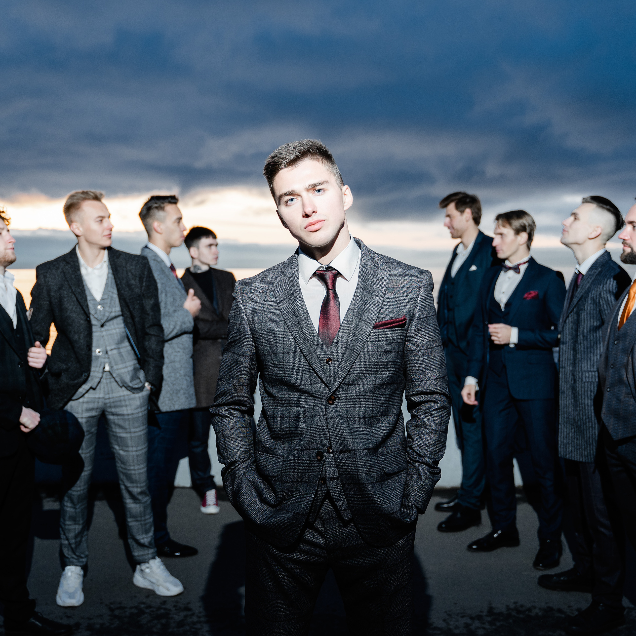 Men’s suits photography. Il fotografo Dmitrii Shmatov