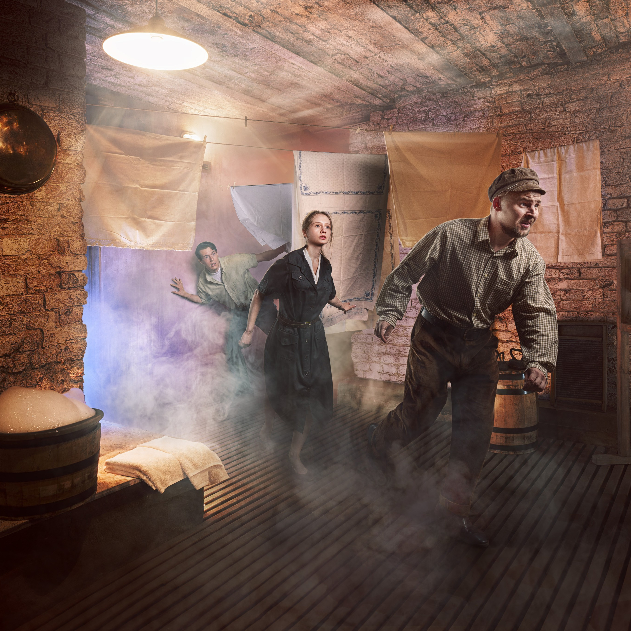 Advertising photos for the website of Escape room Claustrophobia. Dmitrii Shmatov — High-End Portrait & Fashion Photographer in Milan