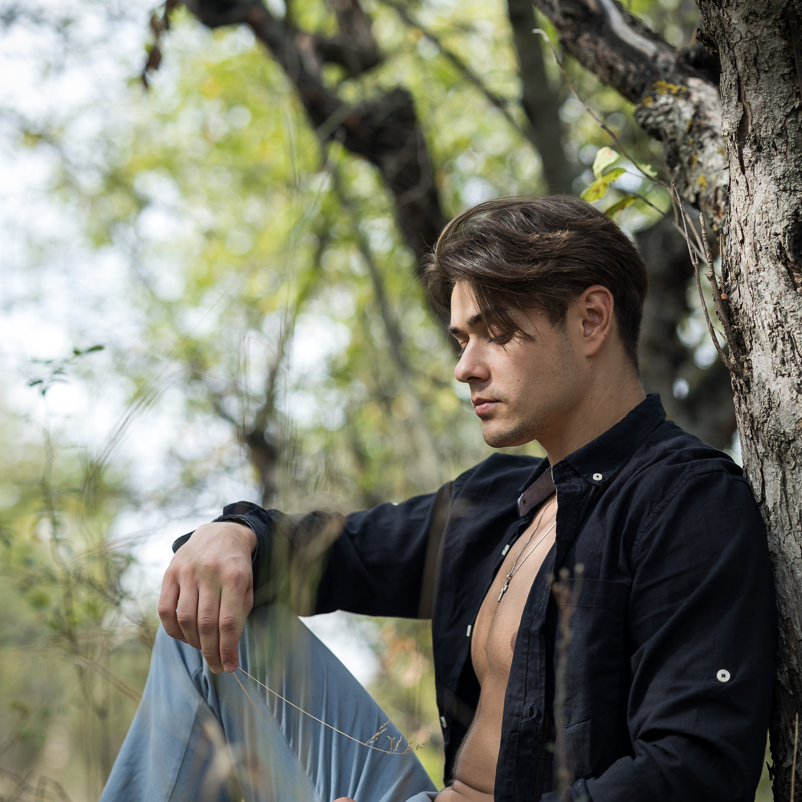 Фотосессия для мужчины на природе