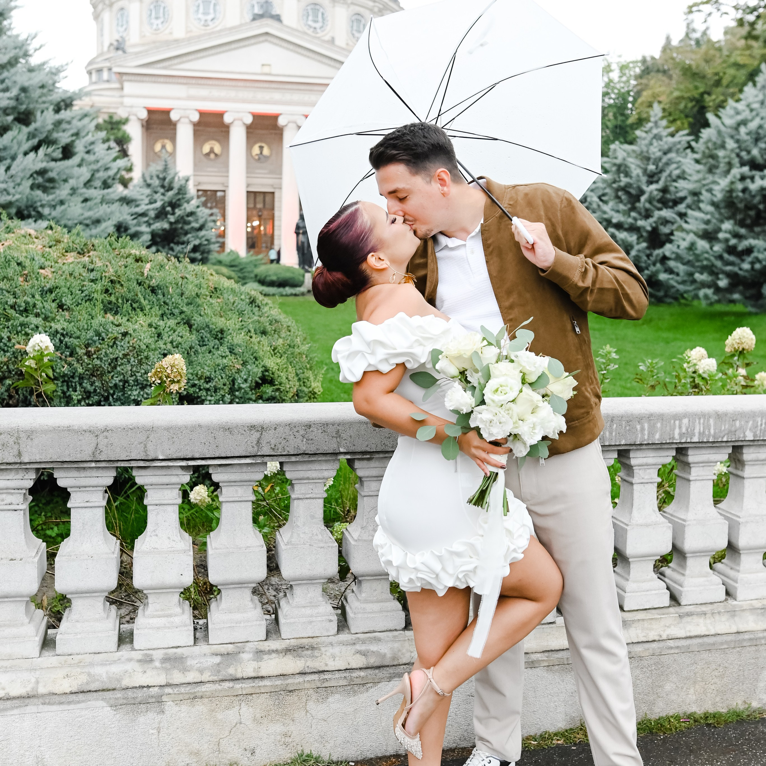 Sedinta Save the Date Medeea si Sebastian, Ateneul Roman