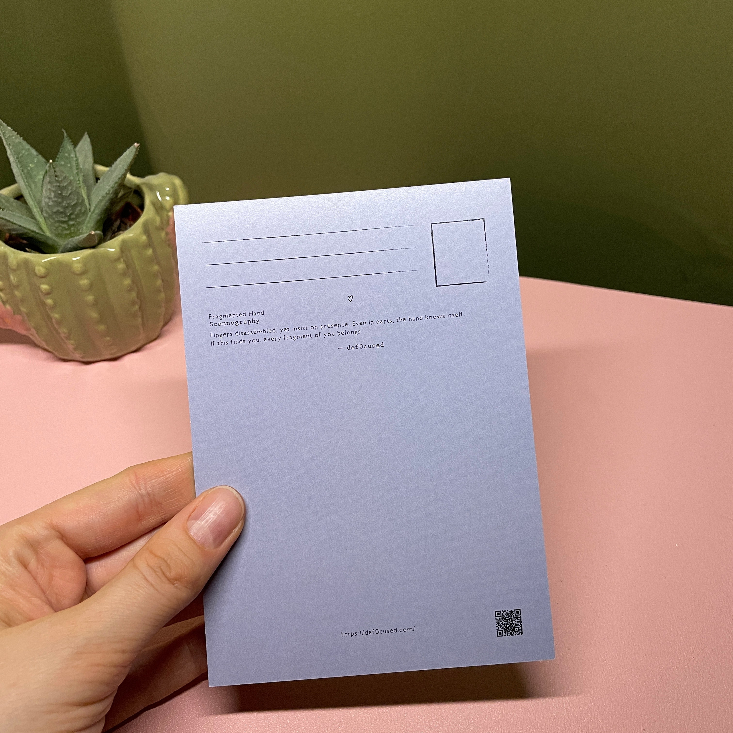 FRAGMENTED HAND miniature art print. Lifestyle & Documentary Photography in Bristol, Bath & London — def0cused