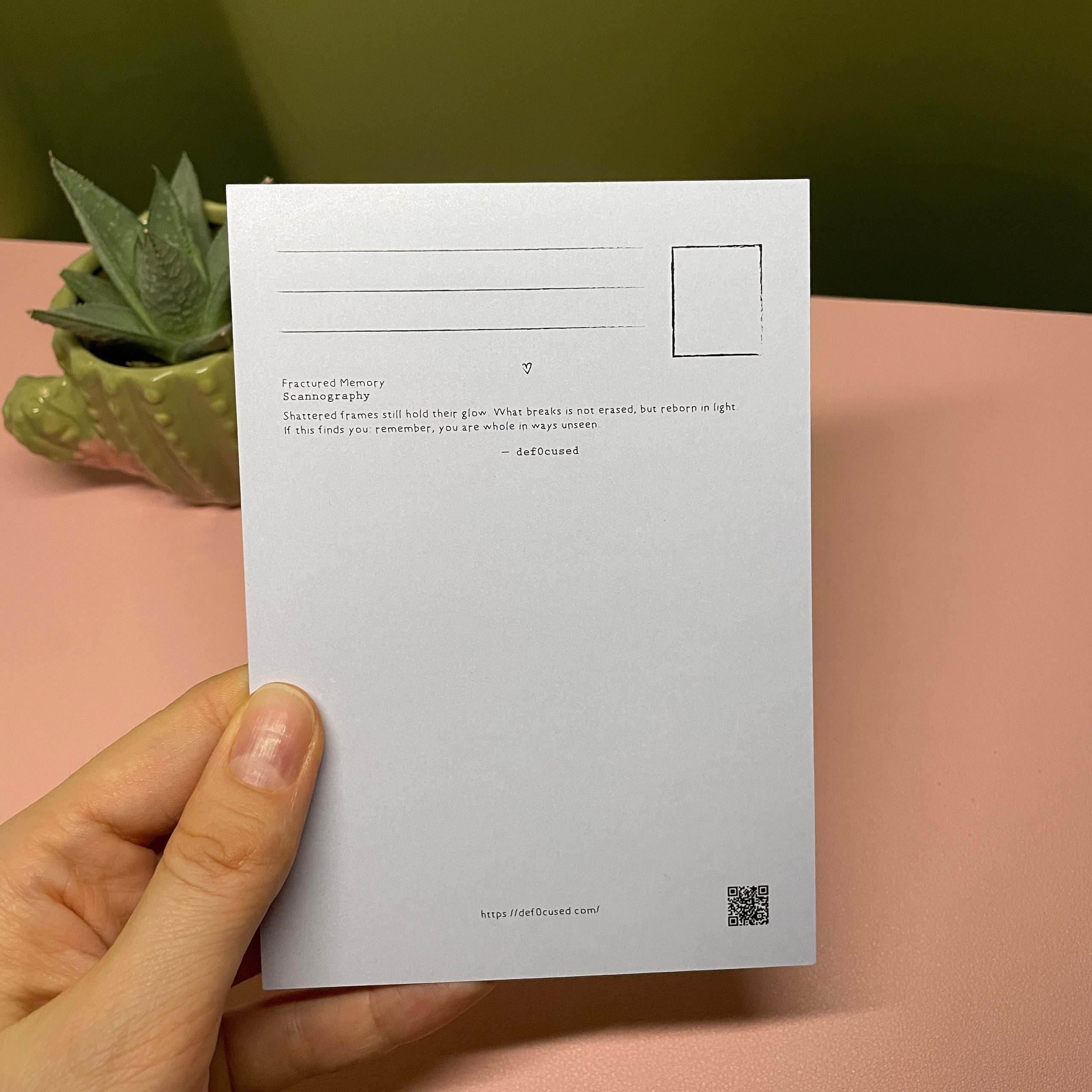 FRACTURED MEMORY miniature art print. Lifestyle & Documentary Photography in Bristol, Bath & London — def0cused