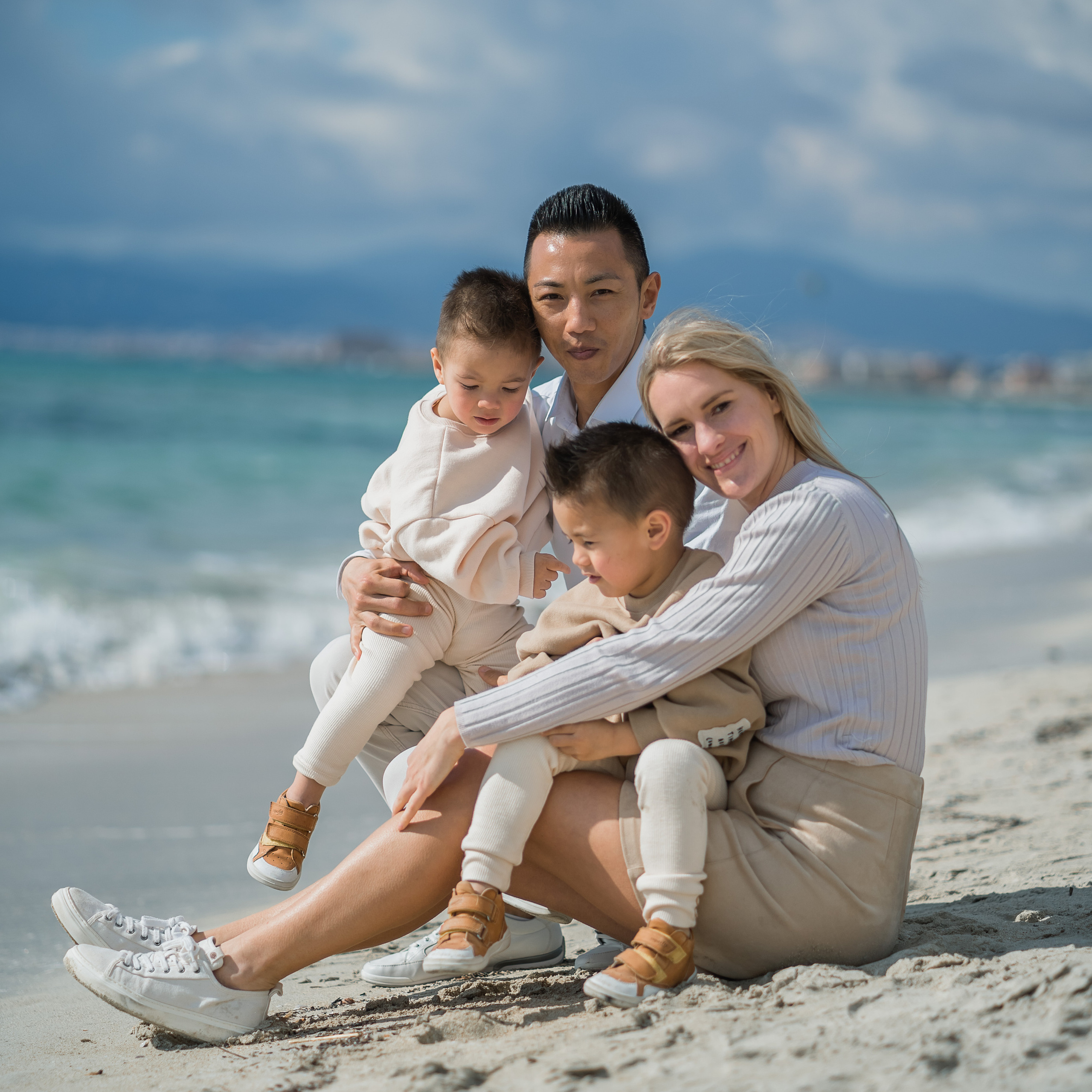 Familien Fotos an der Playa de Palma auf Mallorca