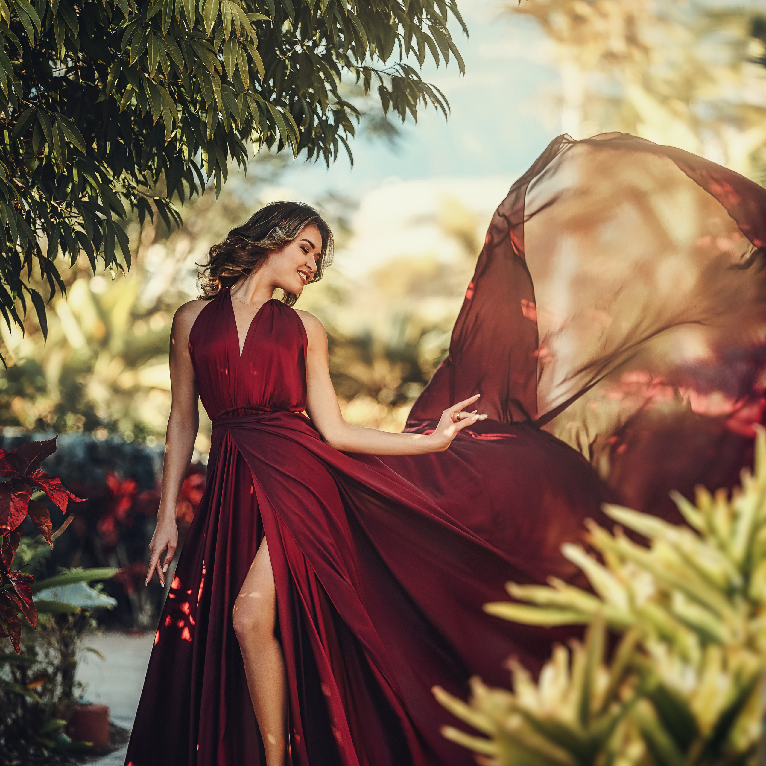 Vestido burdeos #5 40€