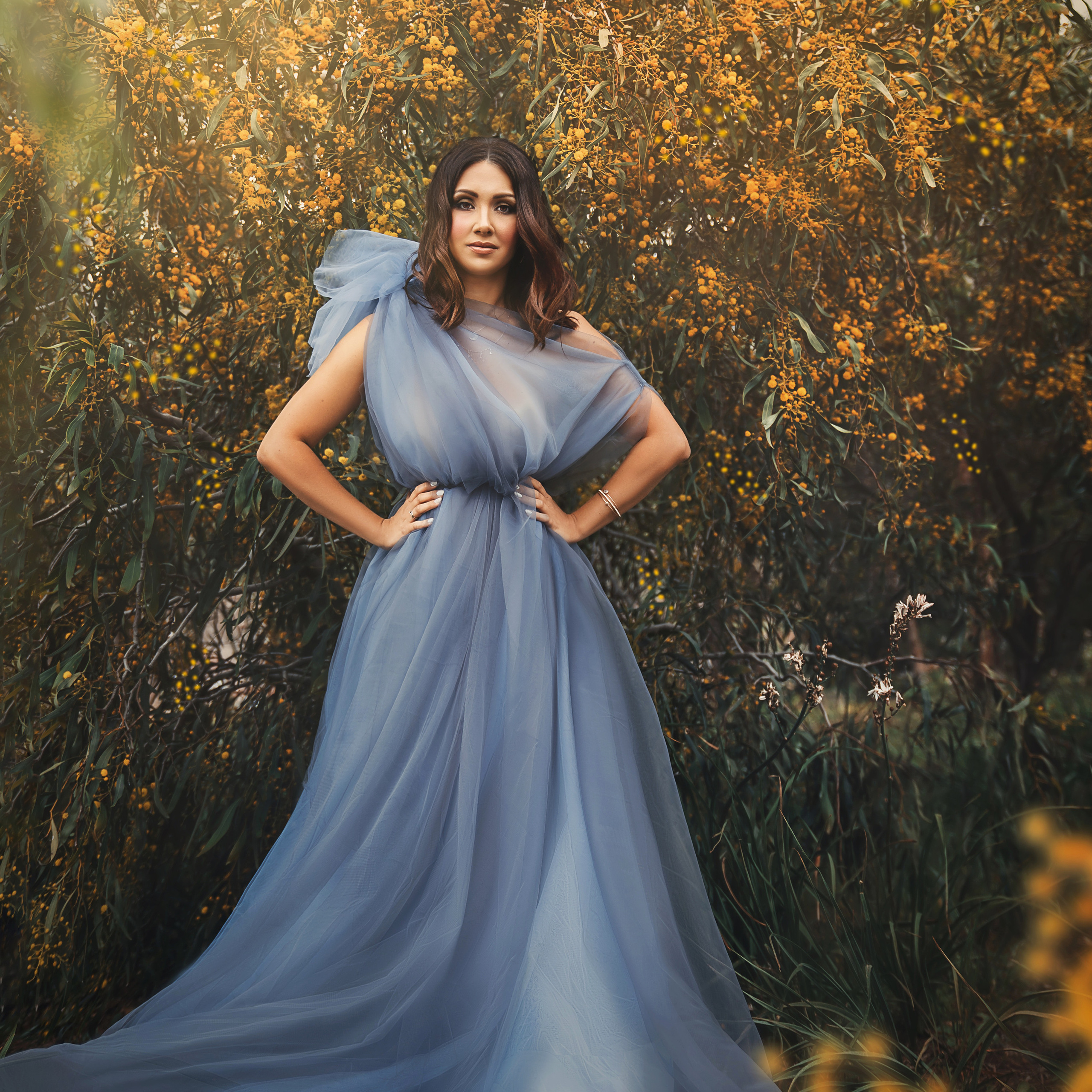 Vestido tul azul #11 10€