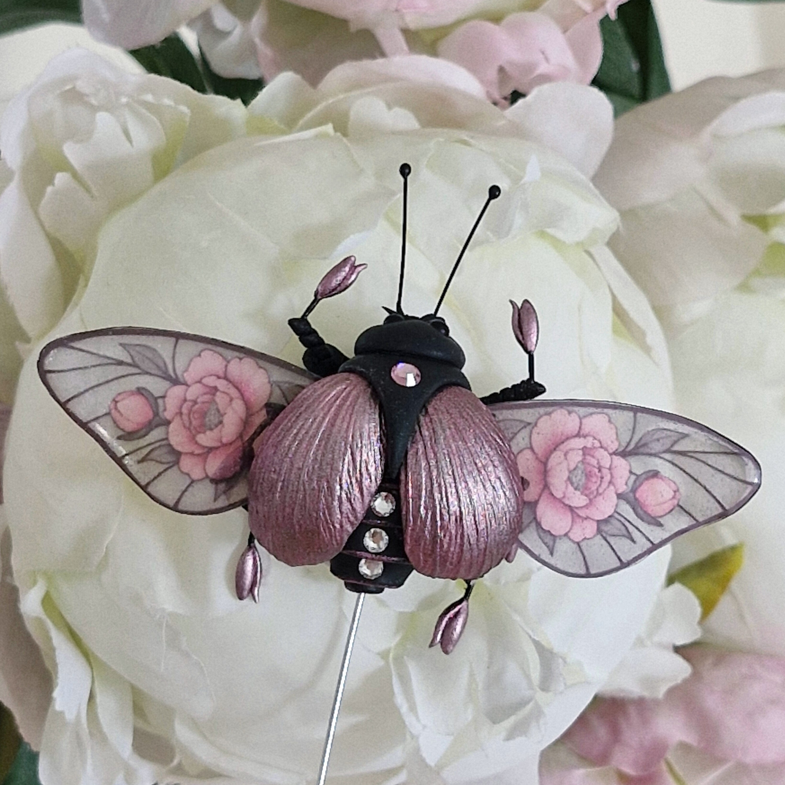 Броши-жуки / Insekten-Broschen ➜