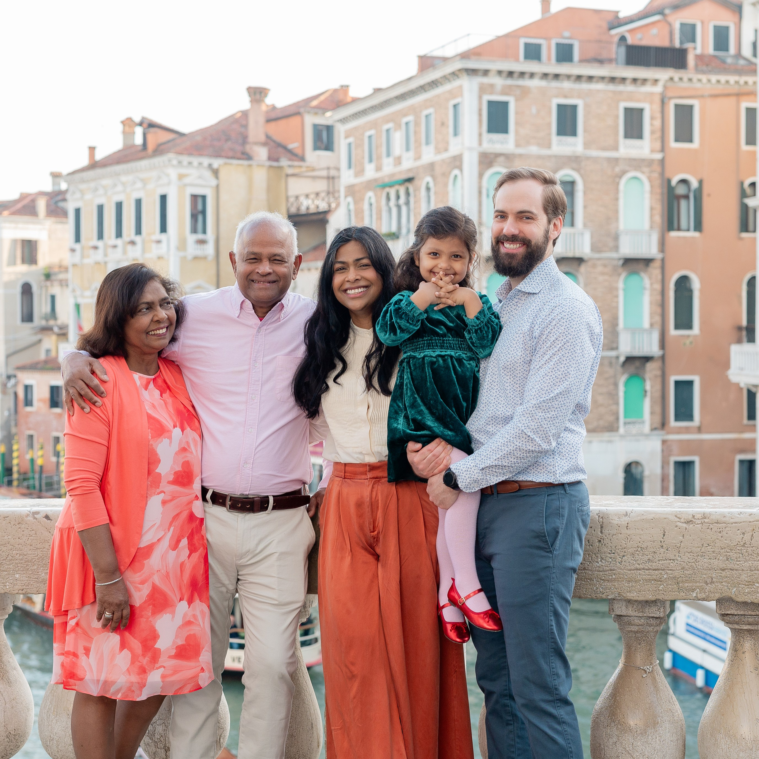 Family photoshoot in Venice