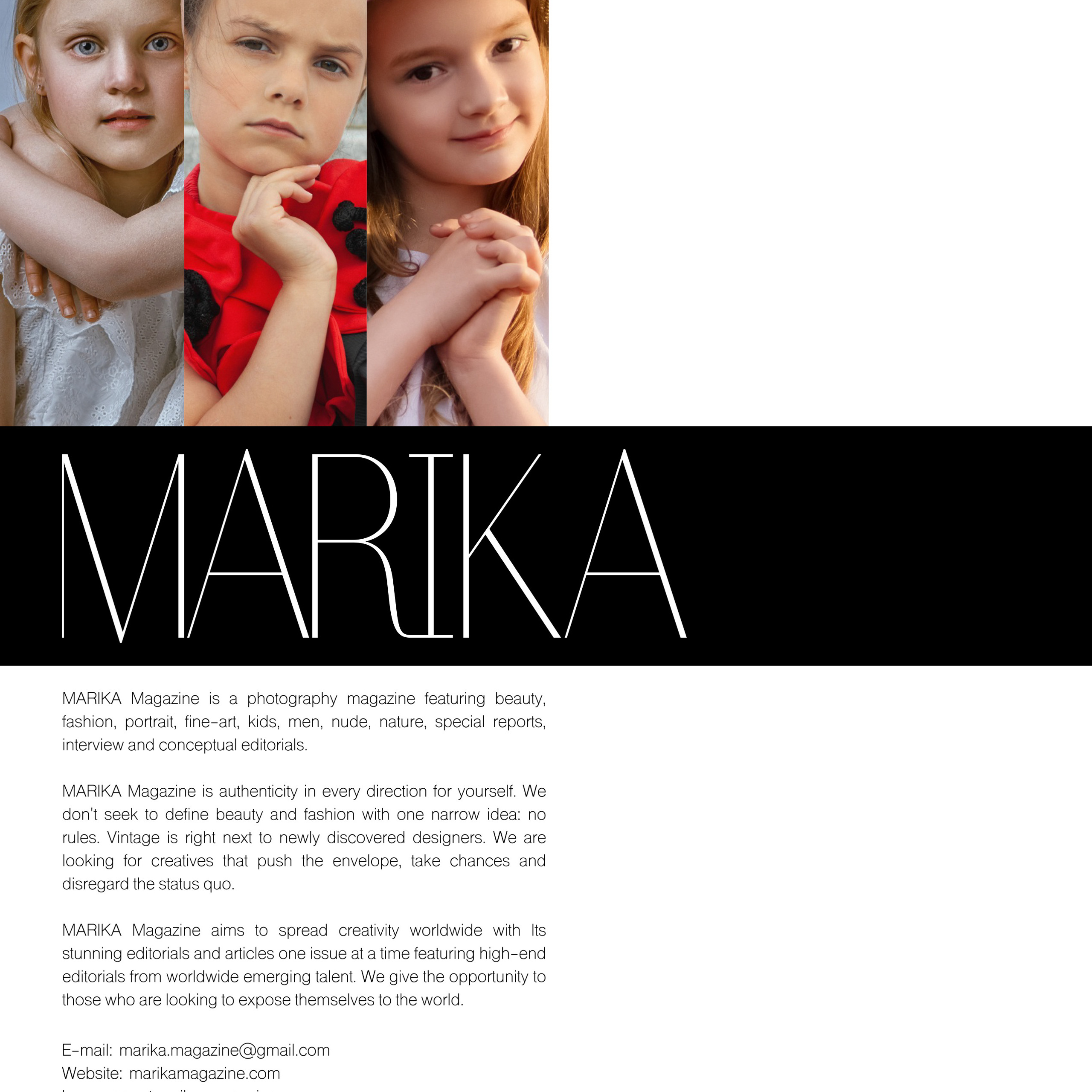 Magazines. Fine-art children photographer