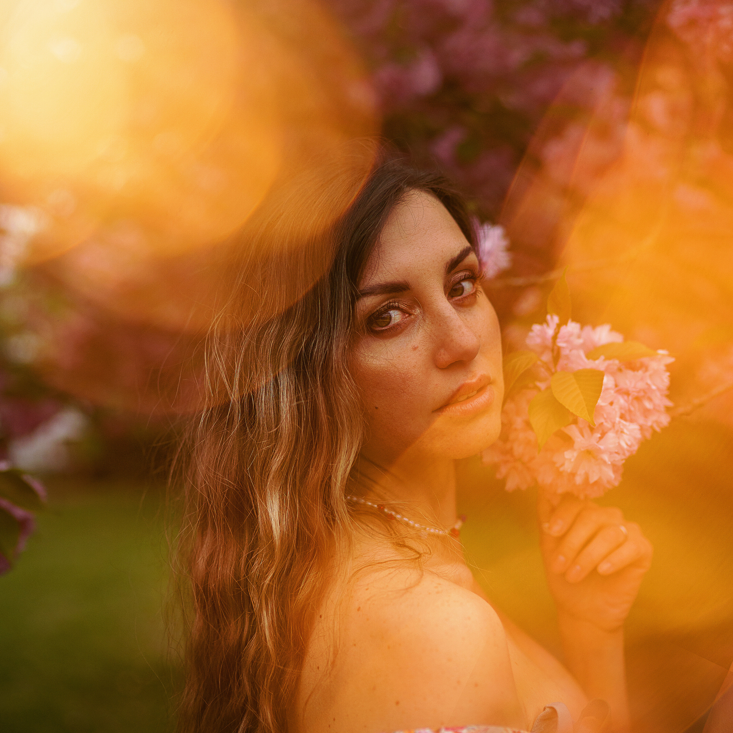 Olga in Cherry Blossom