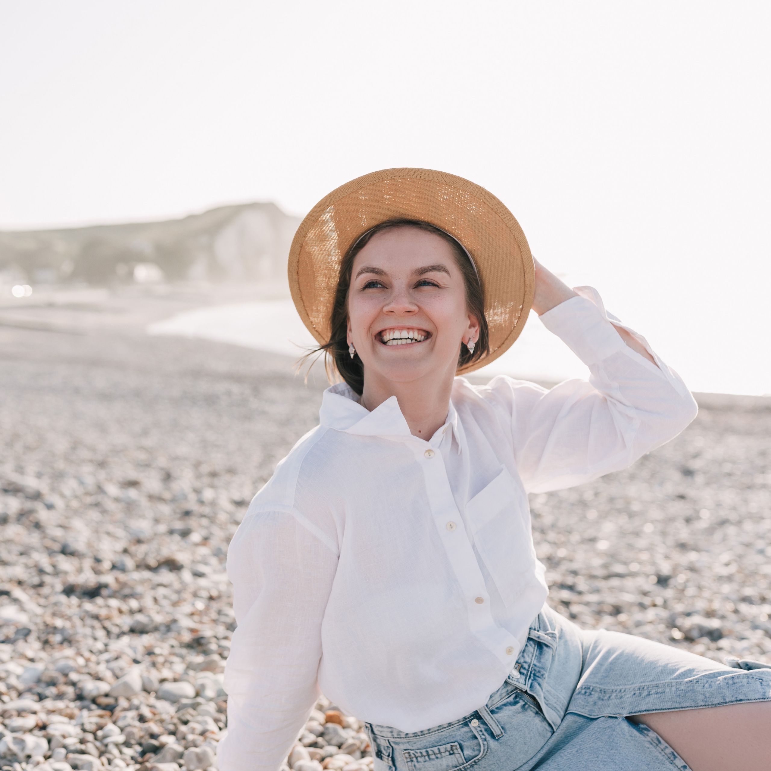 Photoshoot with Kate at the sea, France