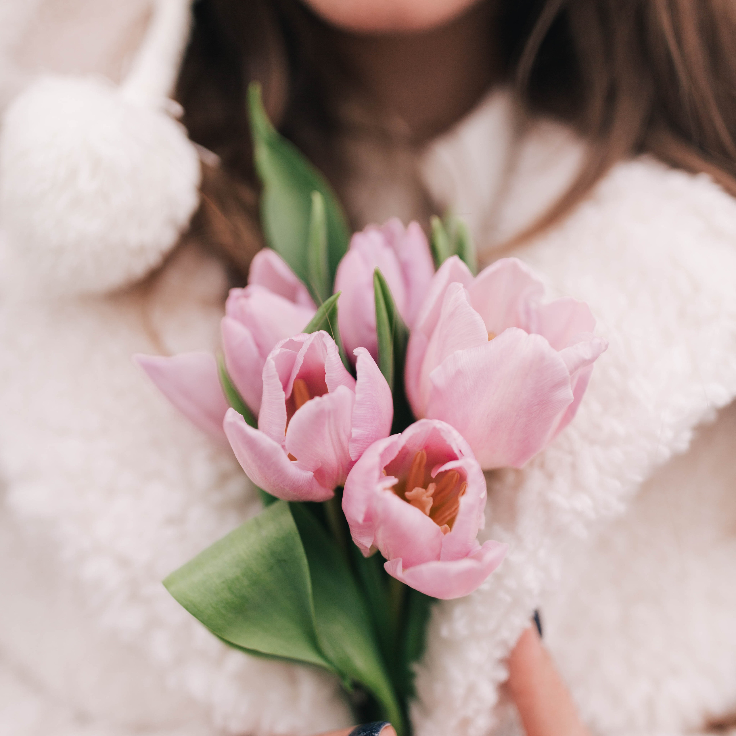 February flowers with Dasha